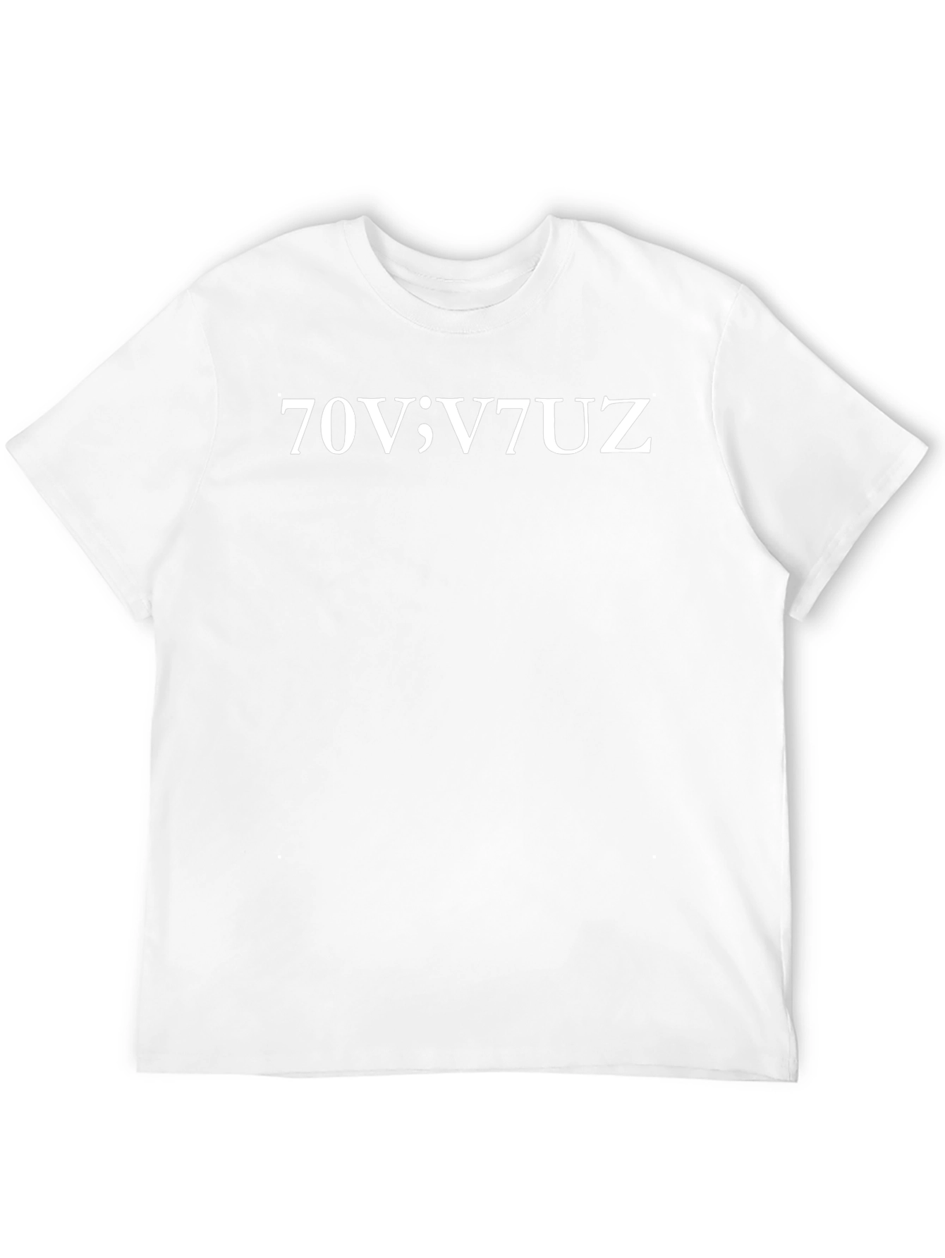 70V;V7UZ Graphic Tee - Mens Black T-Shirt