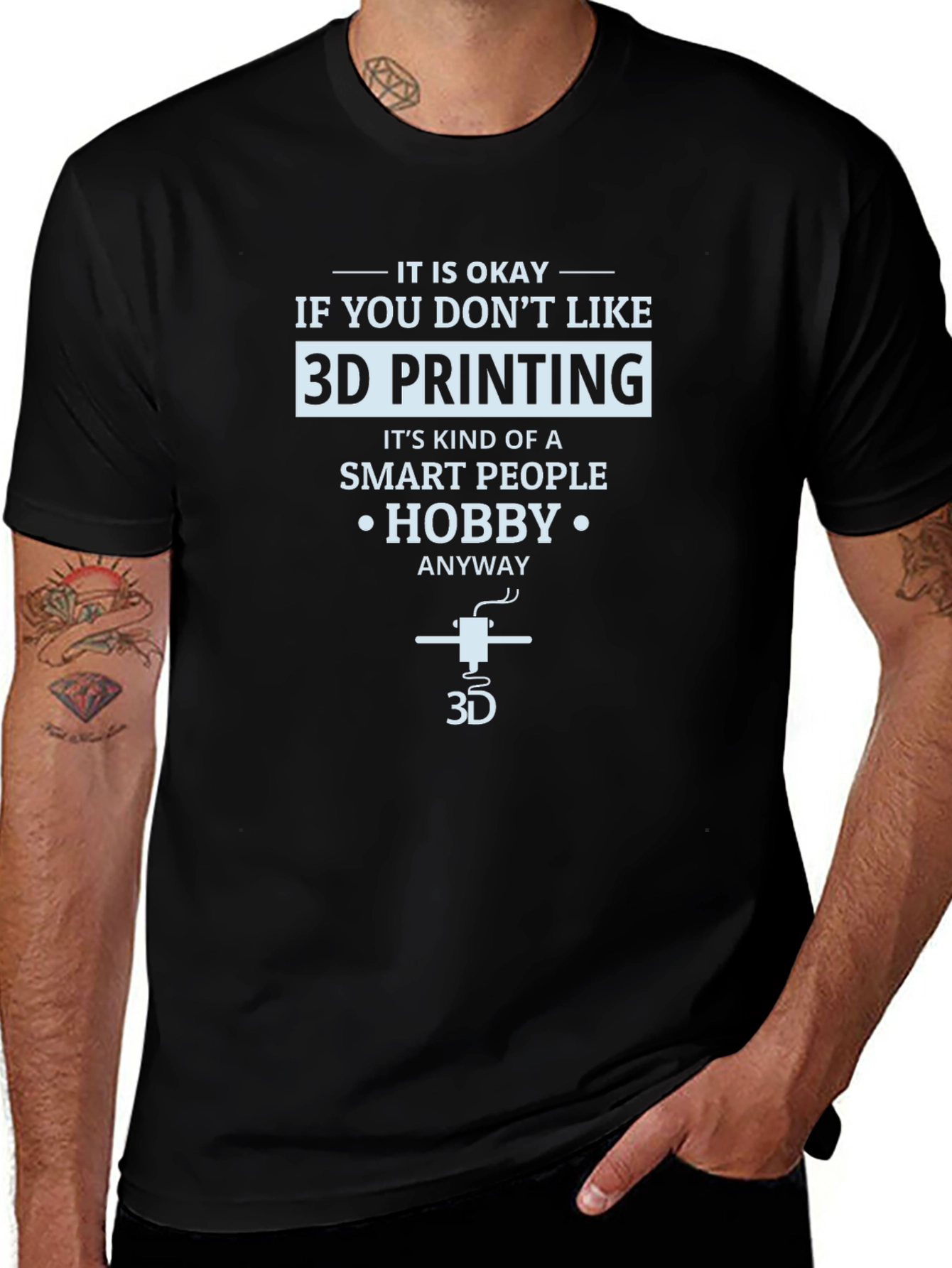 3D Printing Hobby T-Shirt - Smart People Design