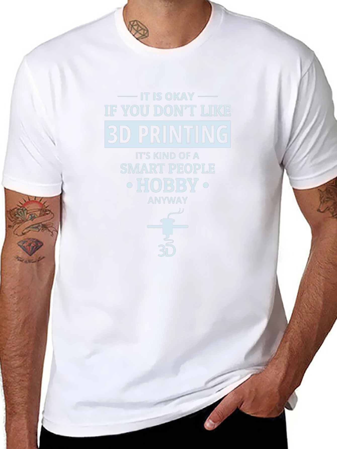 3D Printing Hobby T-Shirt - Smart People Design