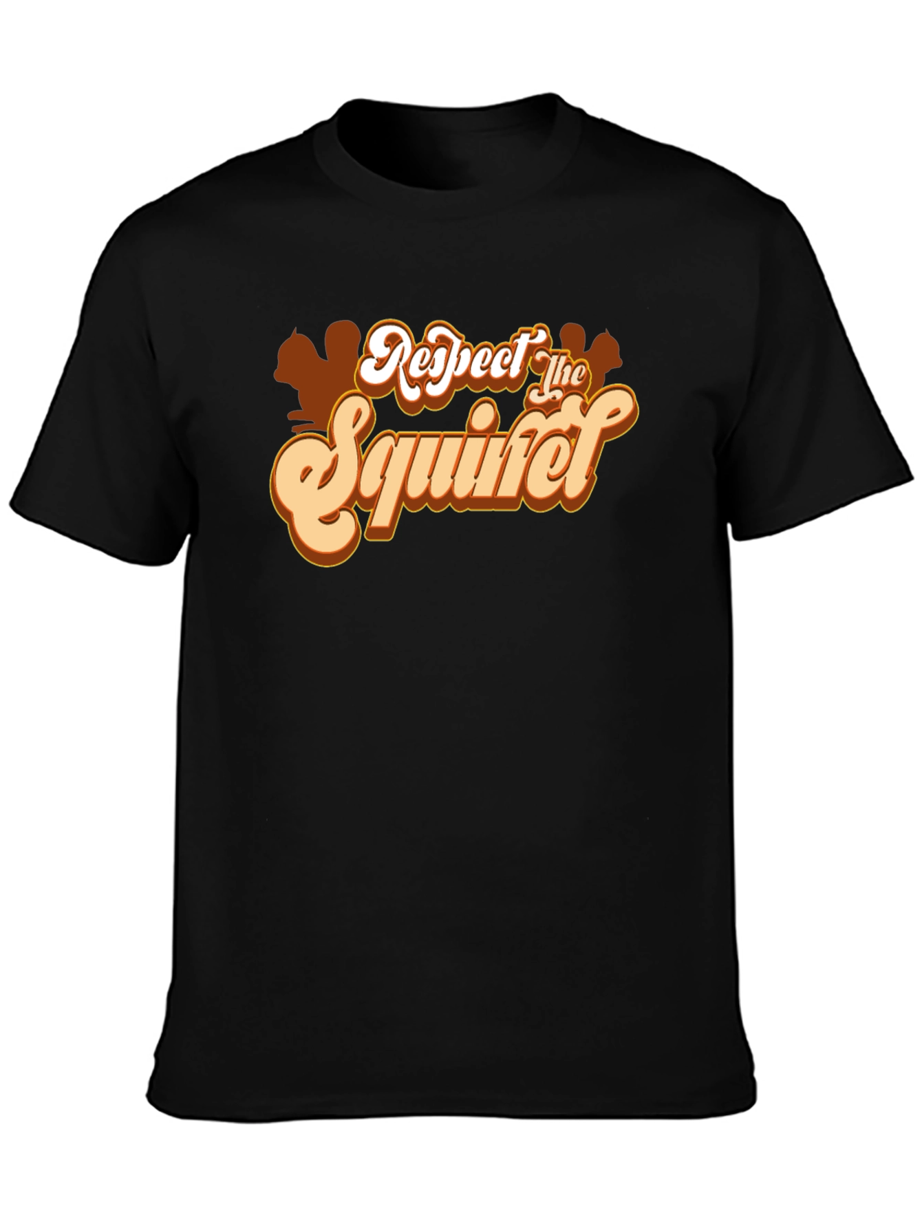 Respect The Squirrel T-Shirt - Funny Animal Tee