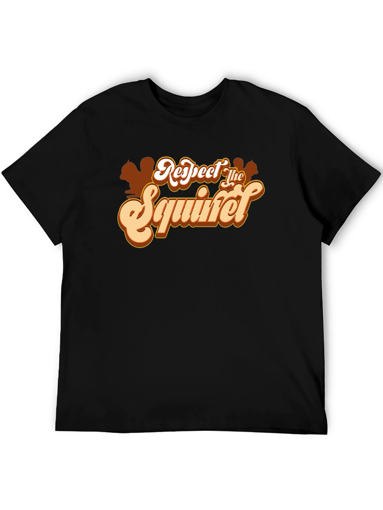 Respect The Squirrel T-Shirt - Funny Animal Tee
