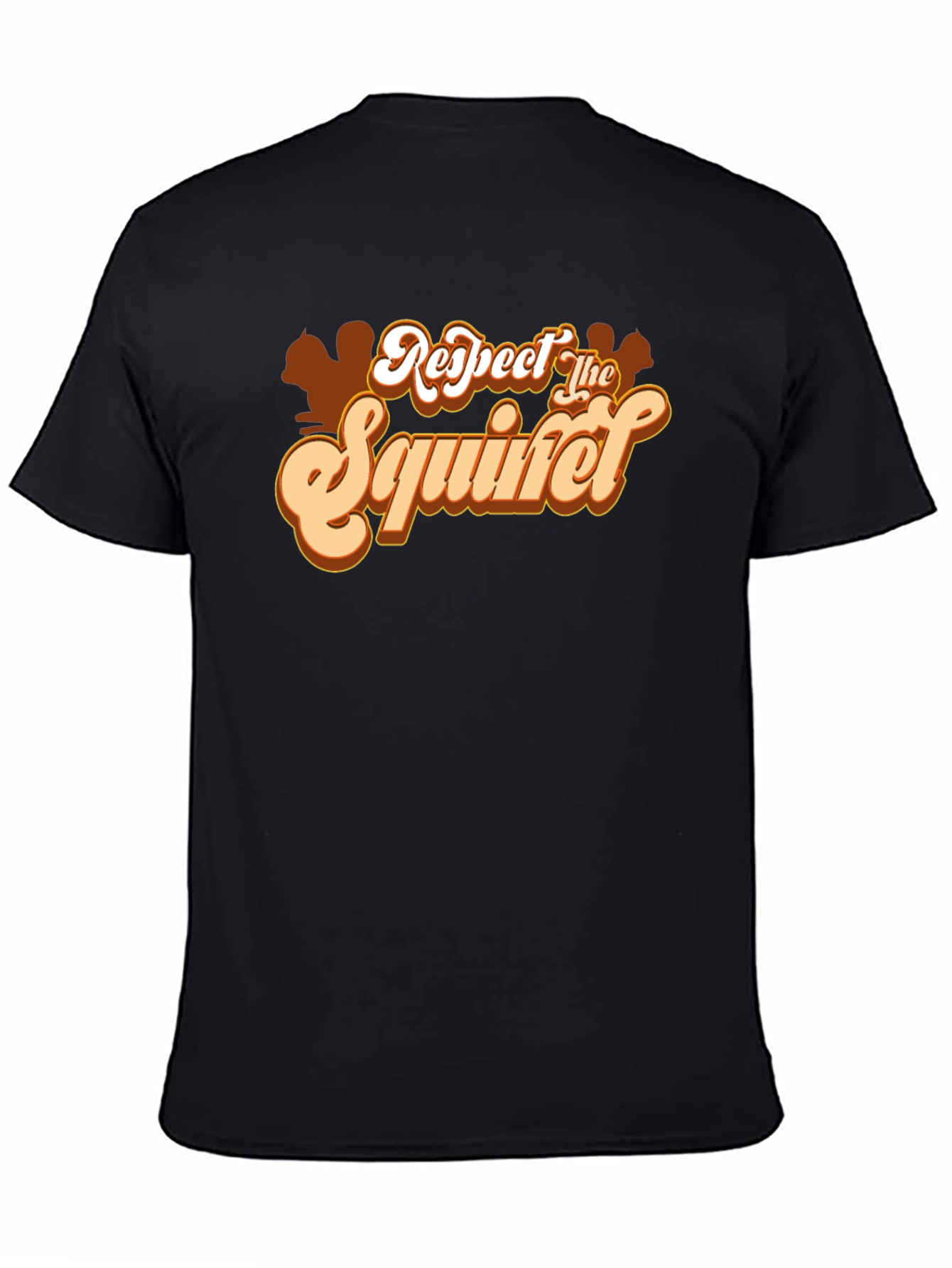 Respect The Squirrel T-Shirt - Funny Animal Tee