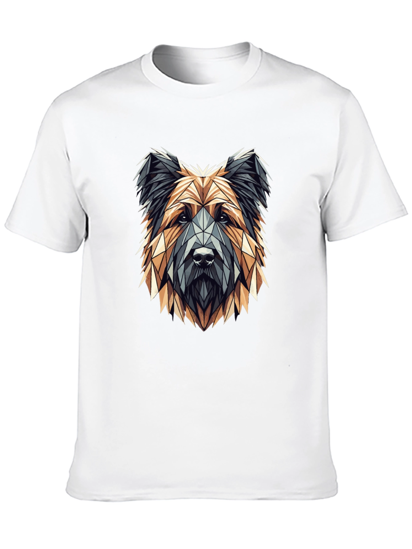 Geometric Dog Graphic Tee
