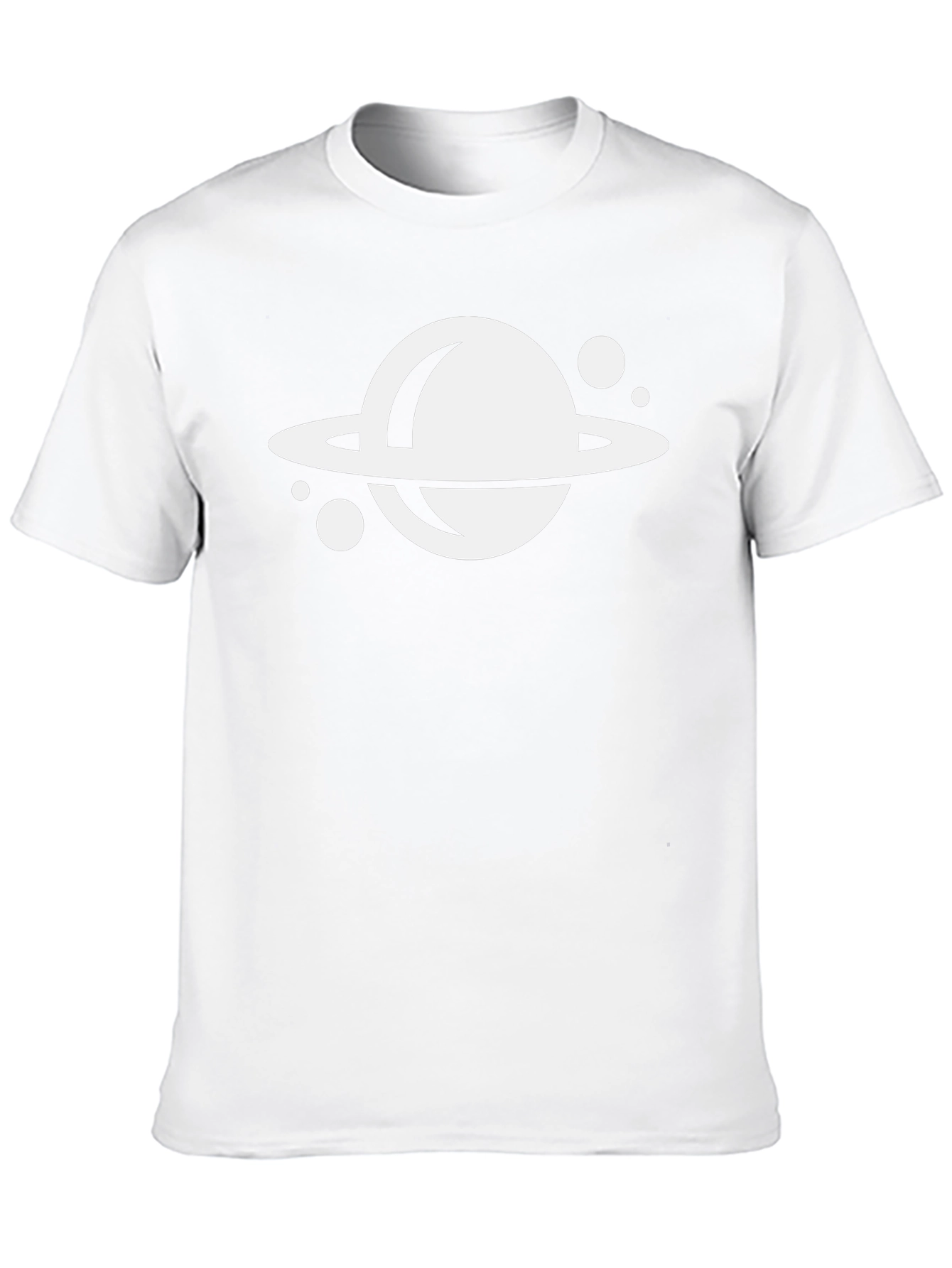 Planet Graphic Tee - Black Cotton T-Shirt