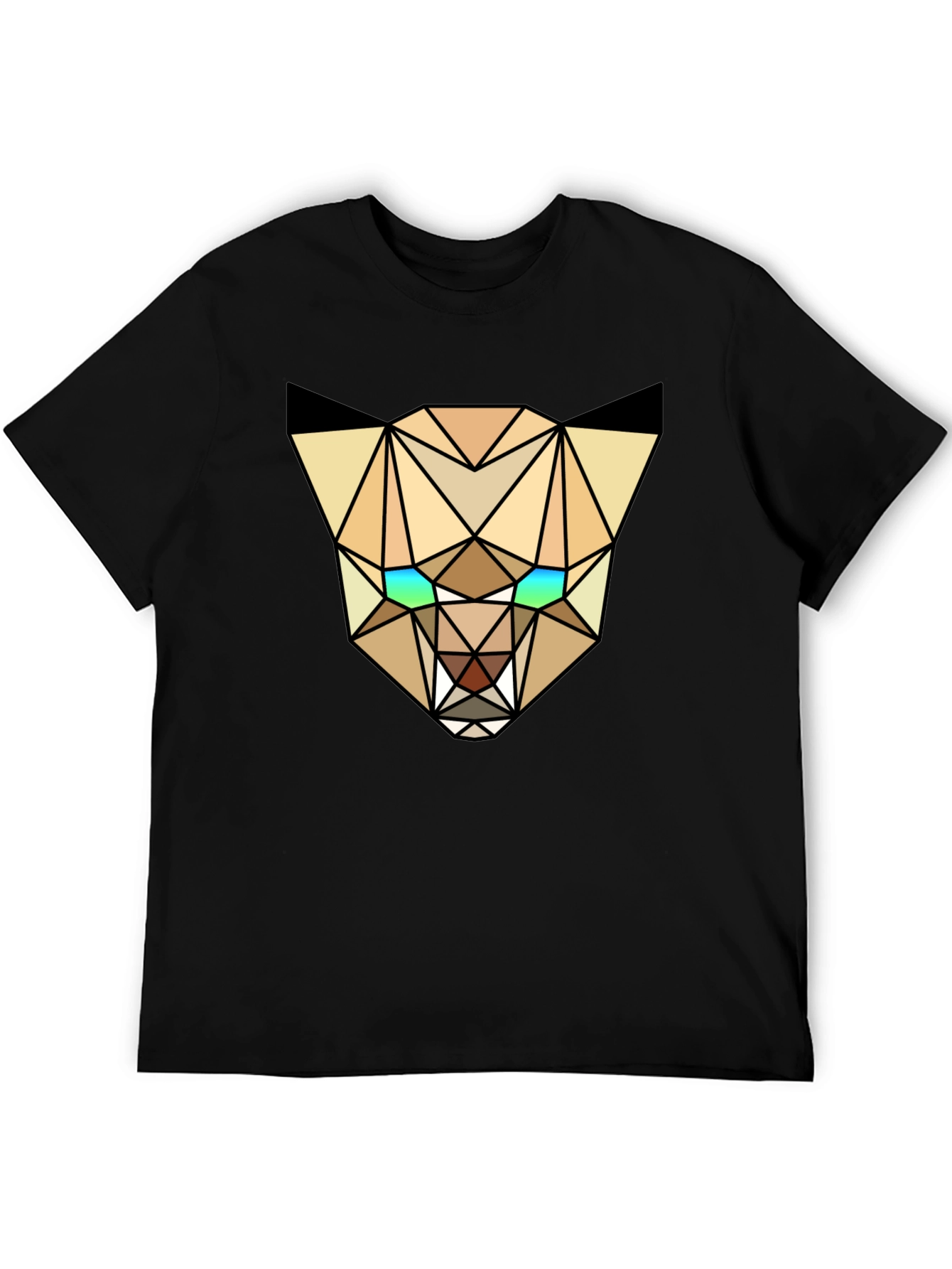 Geometric Lynx Tee - Modern Graphic T-Shirt