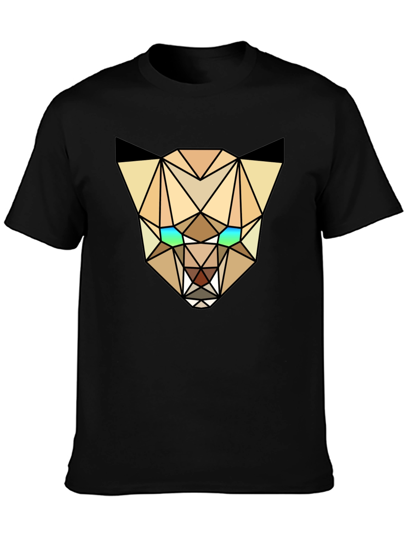 Geometric Lynx Tee - Modern Graphic T-Shirt