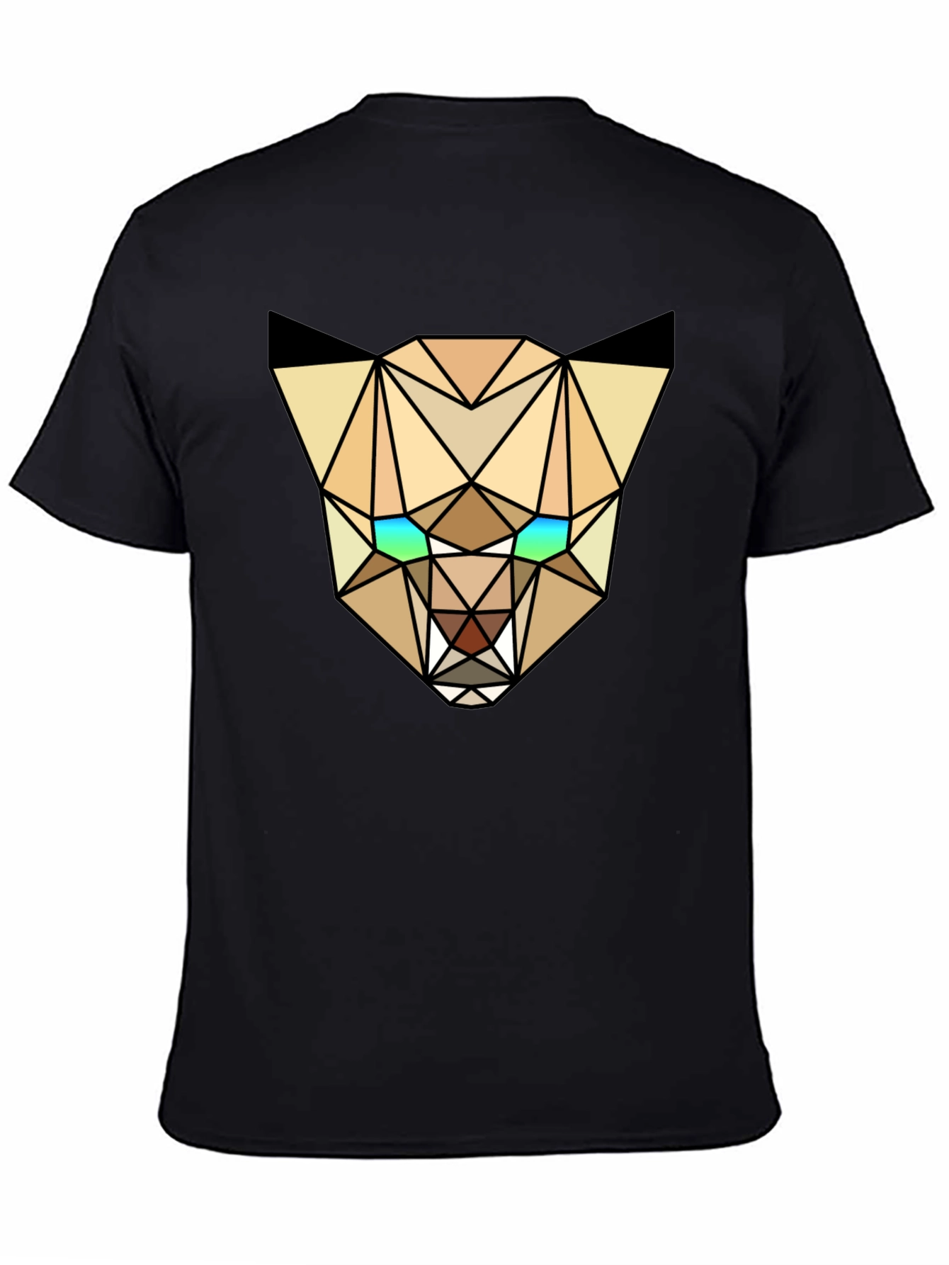 Geometric Lynx Tee - Modern Graphic T-Shirt