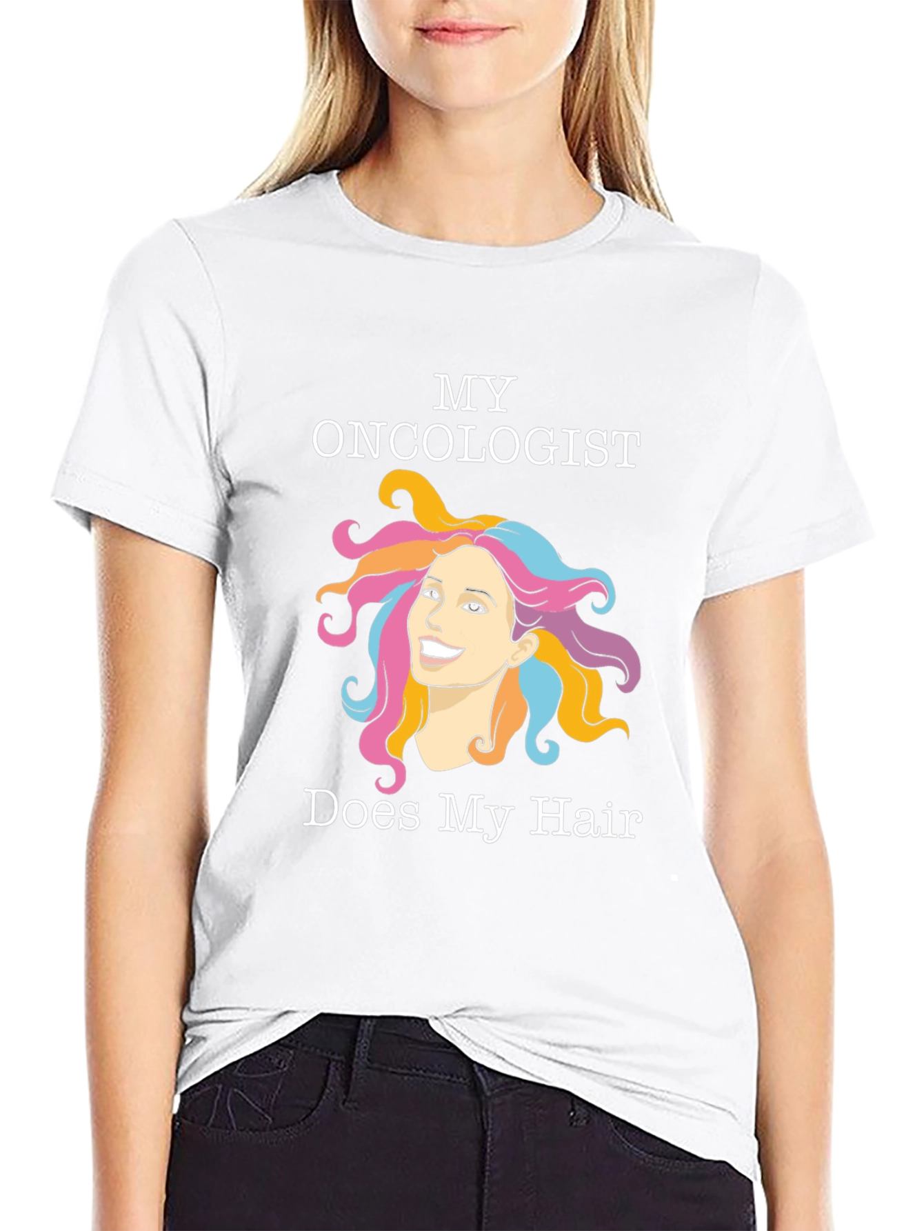 Funny Oncology T-Shirt - Hair Design