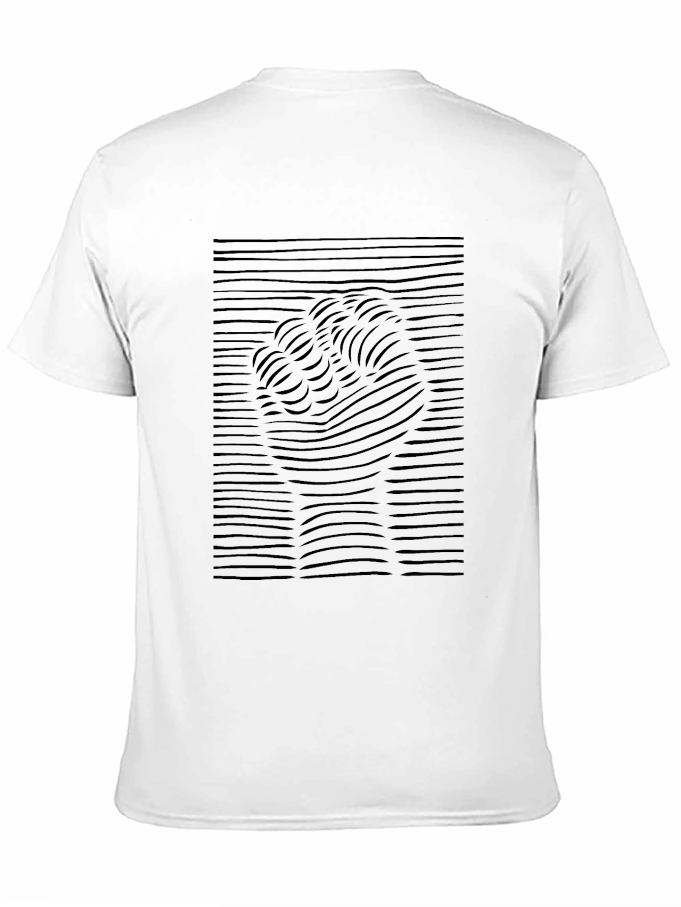 Abstract Fist Graphic Tee - Black
