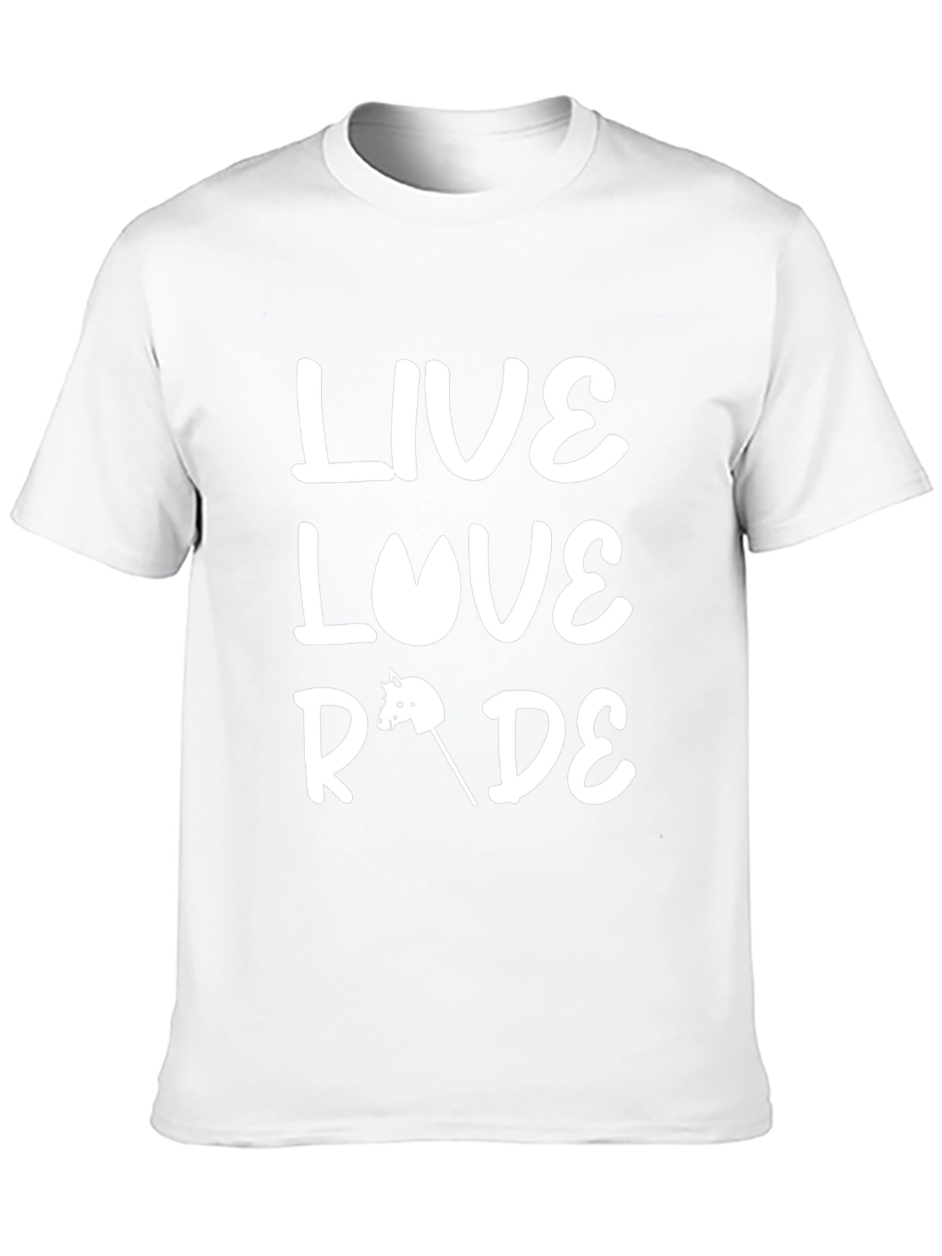 Live Love Ride Black Graphic Tee