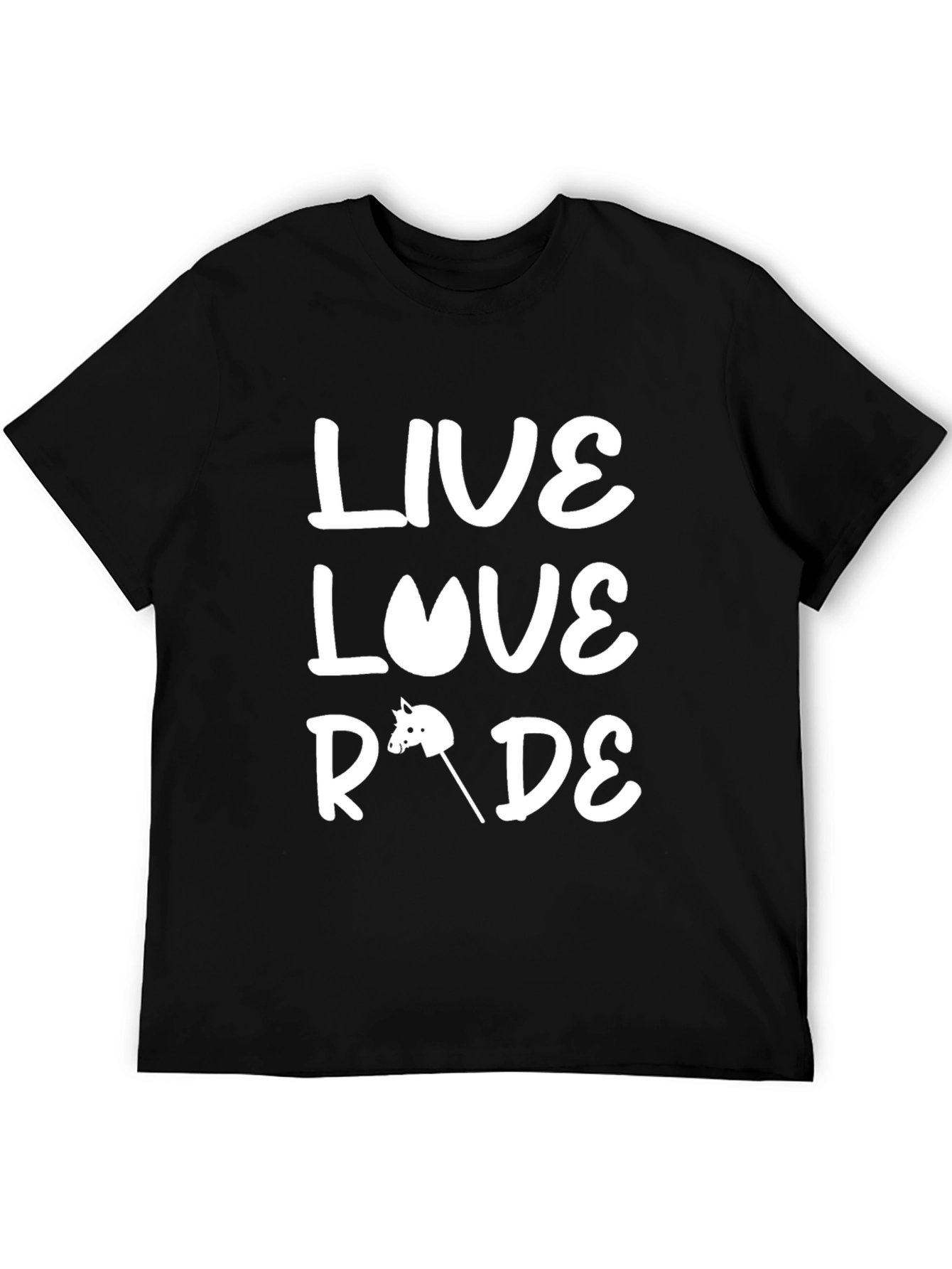 Live Love Ride Black Graphic Tee