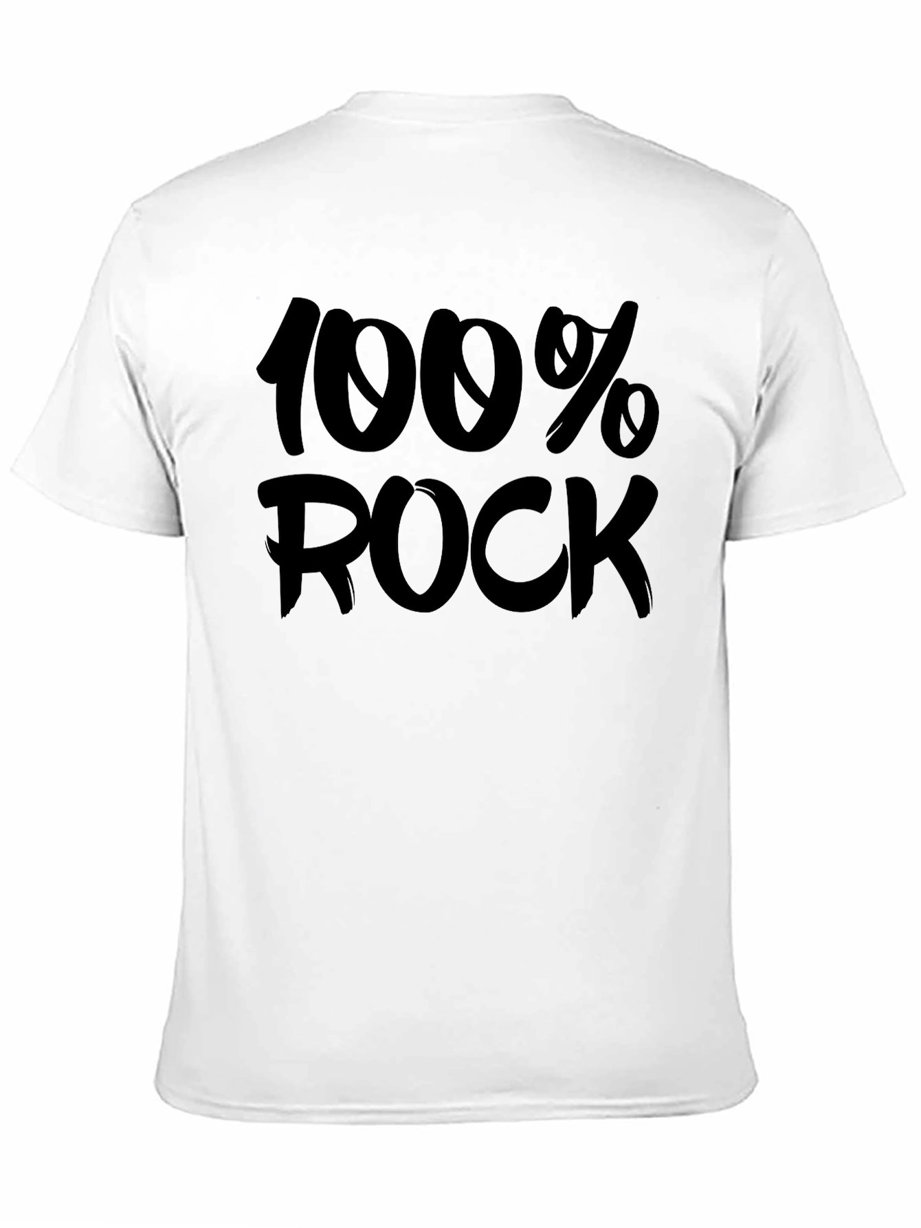 100% Rock Graphic Tee - Classic Black T-Shirt