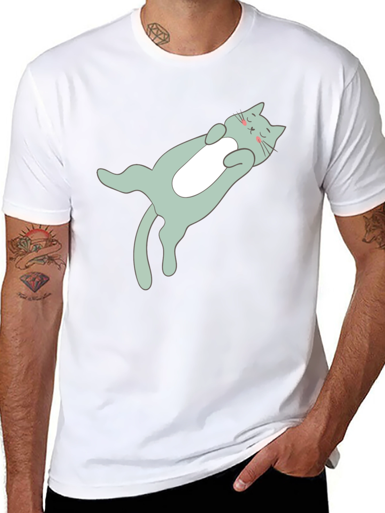 Relaxed Cat T-Shirt - Soft Comfy Stylish