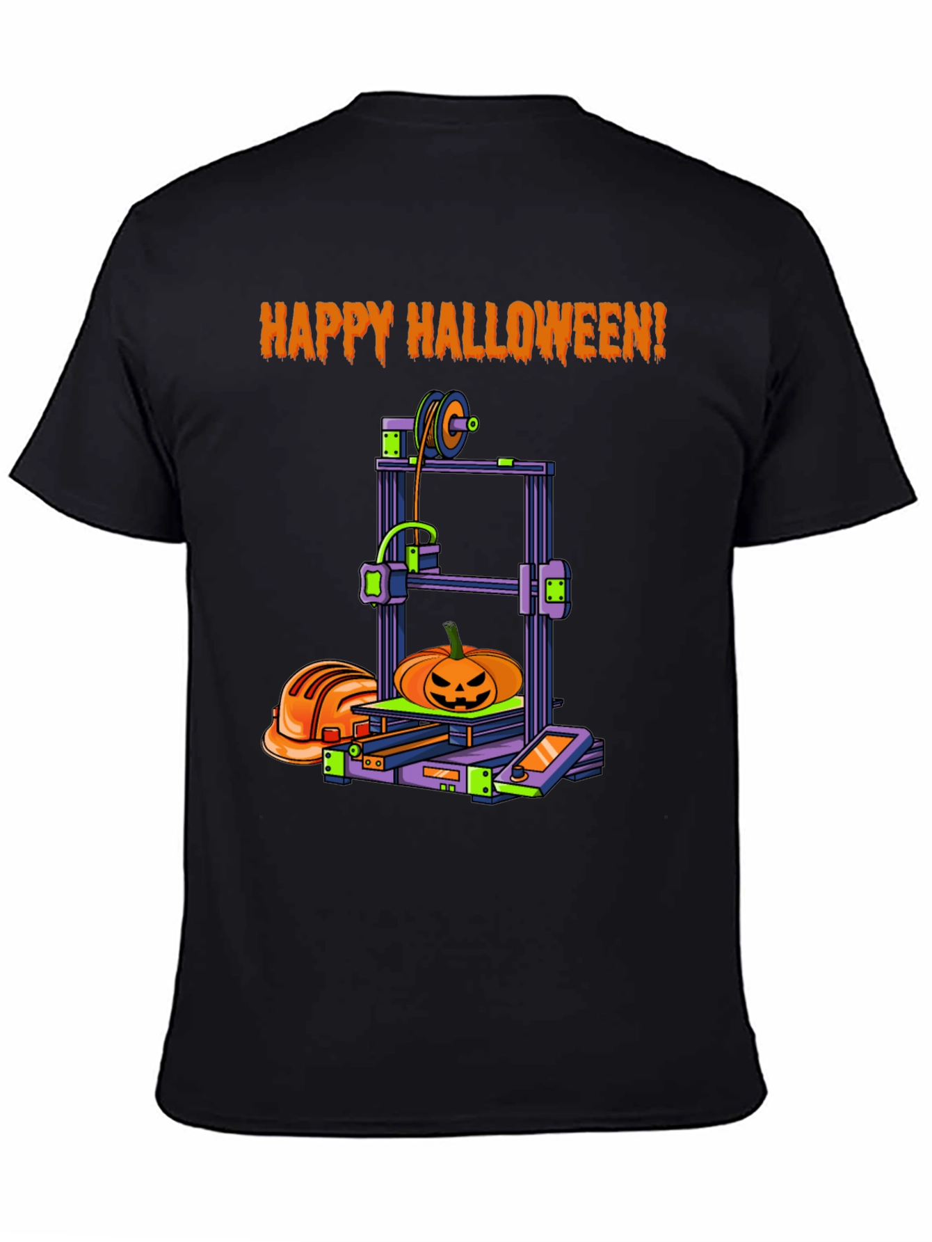 Happy Halloween 3D Printer T-Shirt