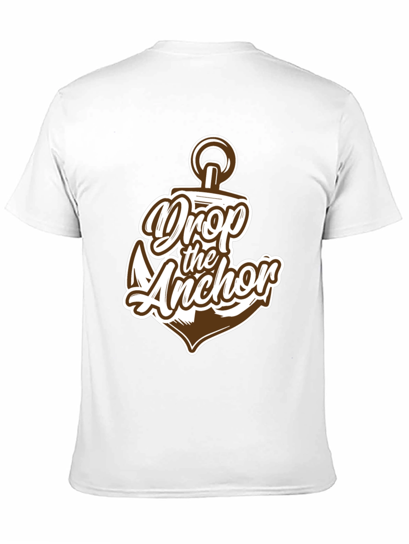 Drop the Anchor Graphic T-Shirt - Nautical Theme