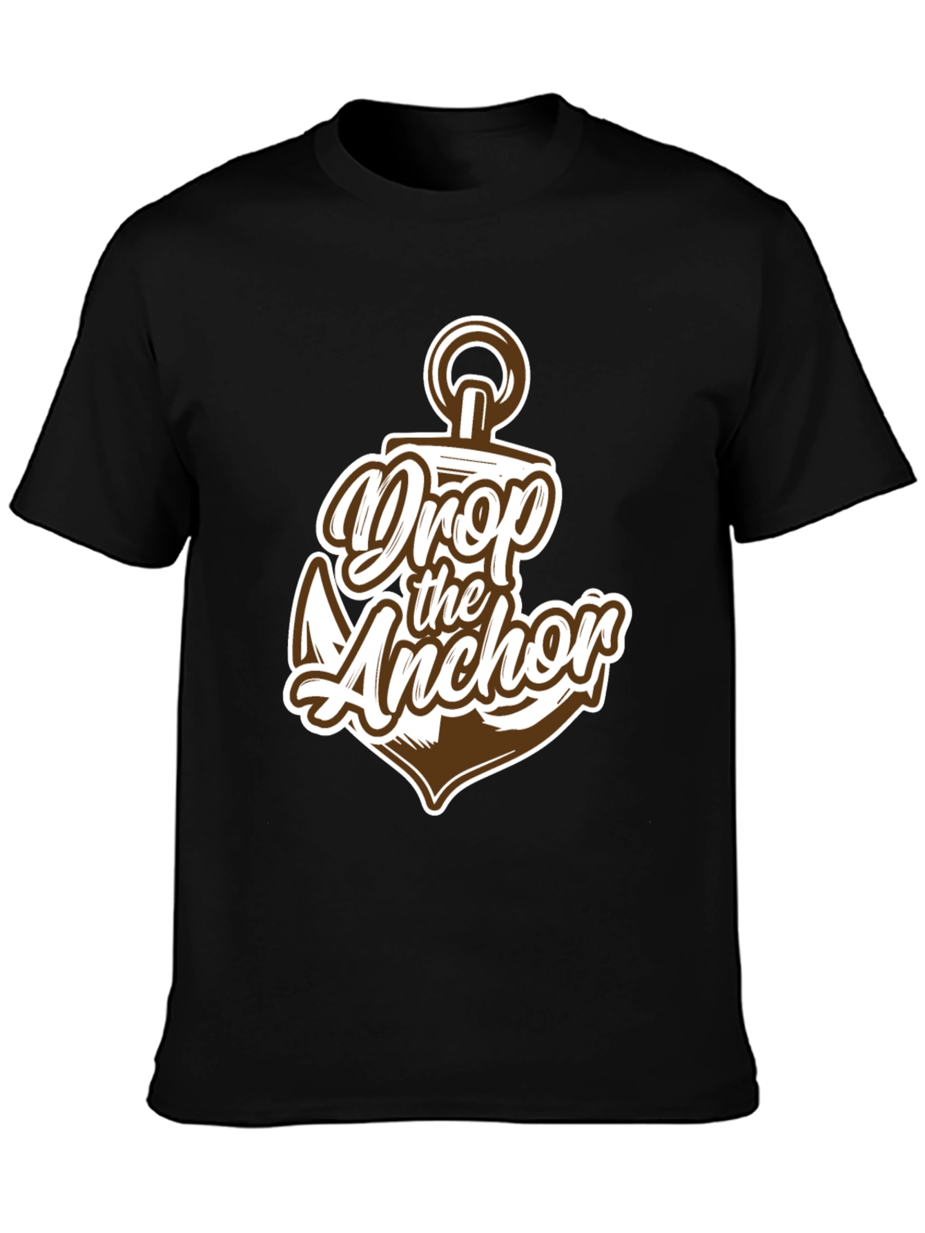 Drop the Anchor Graphic T-Shirt - Nautical Theme