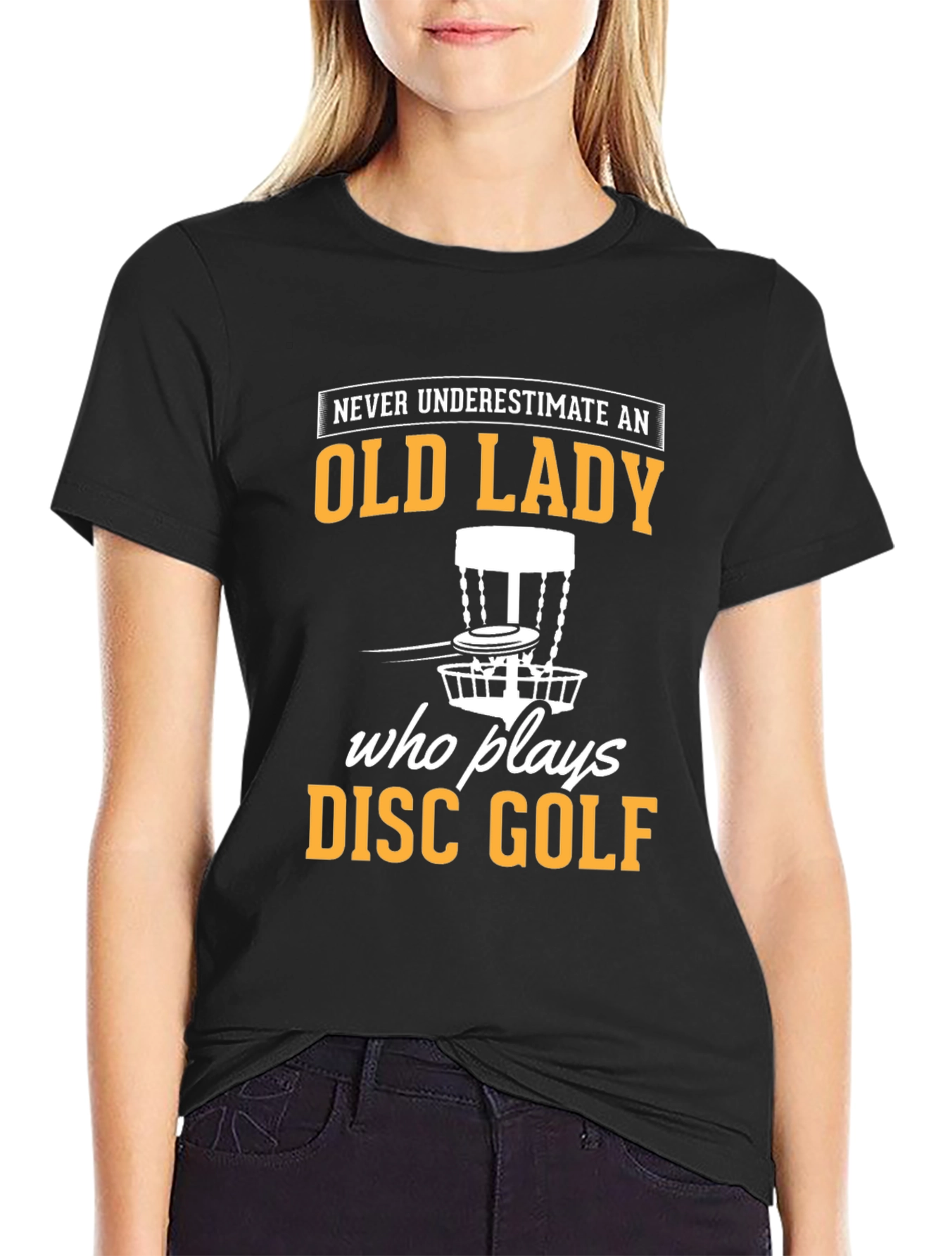 Old Lady Disc Golf T-Shirt