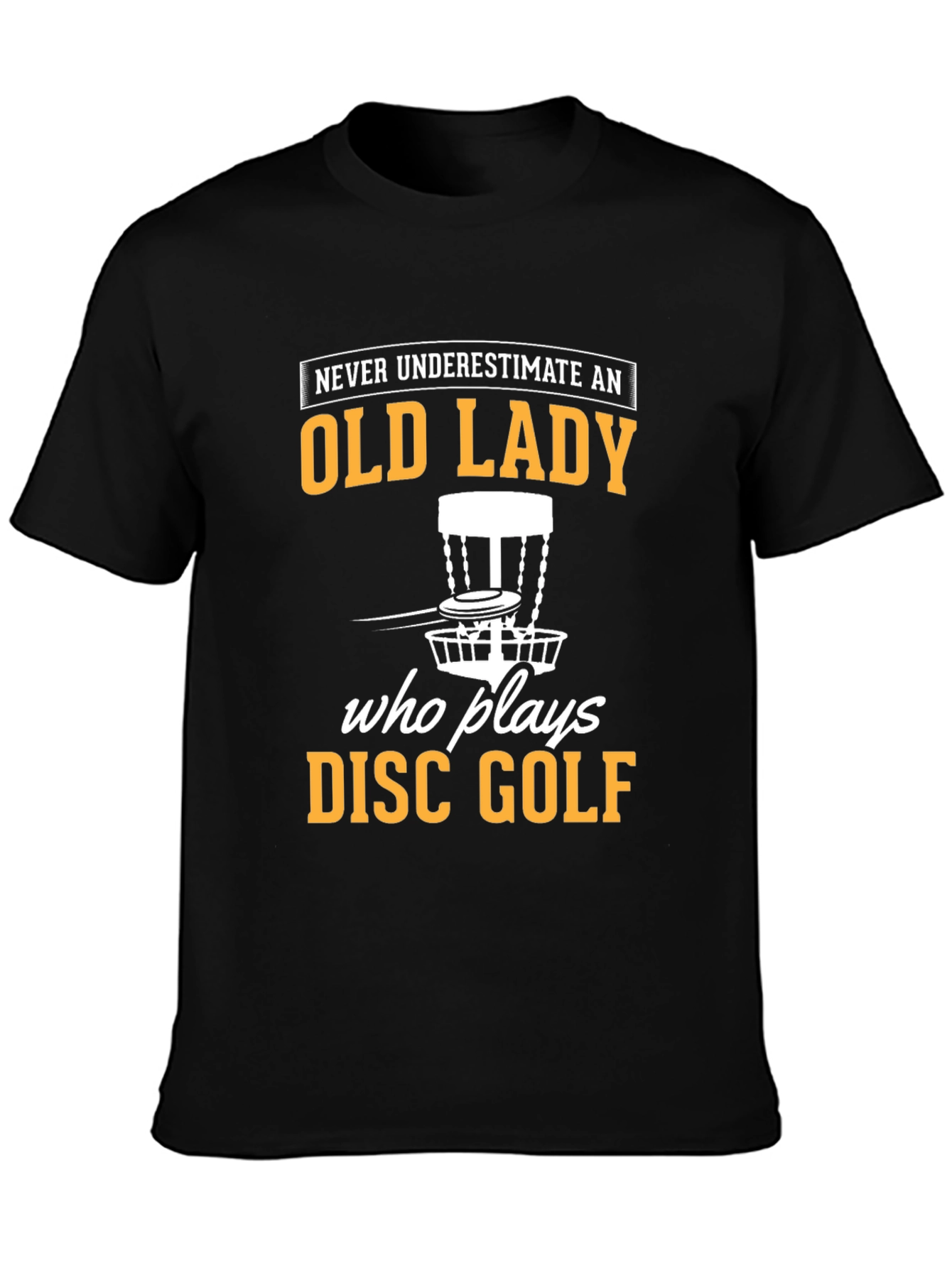 Old Lady Disc Golf T-Shirt