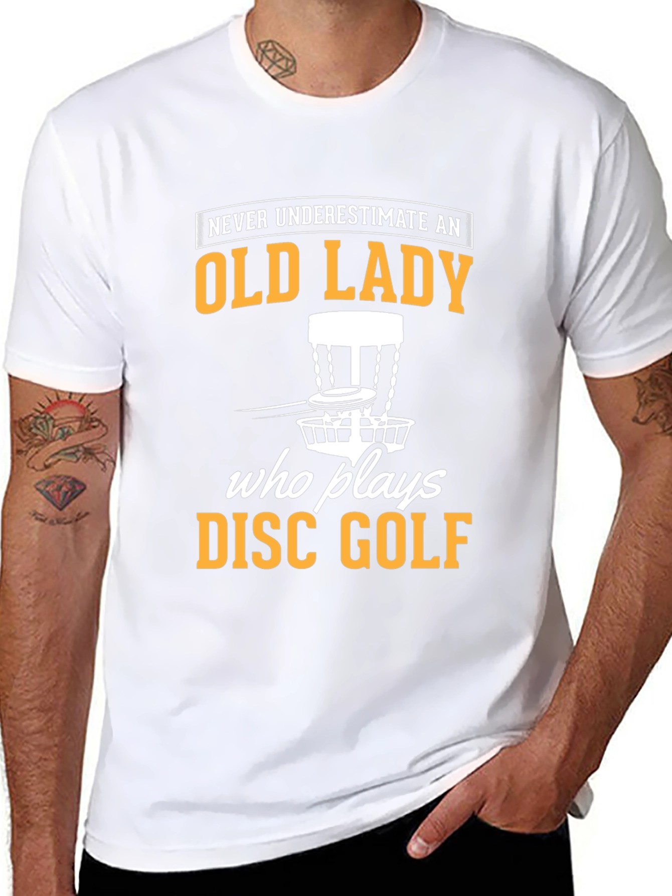 Old Lady Disc Golf T-Shirt