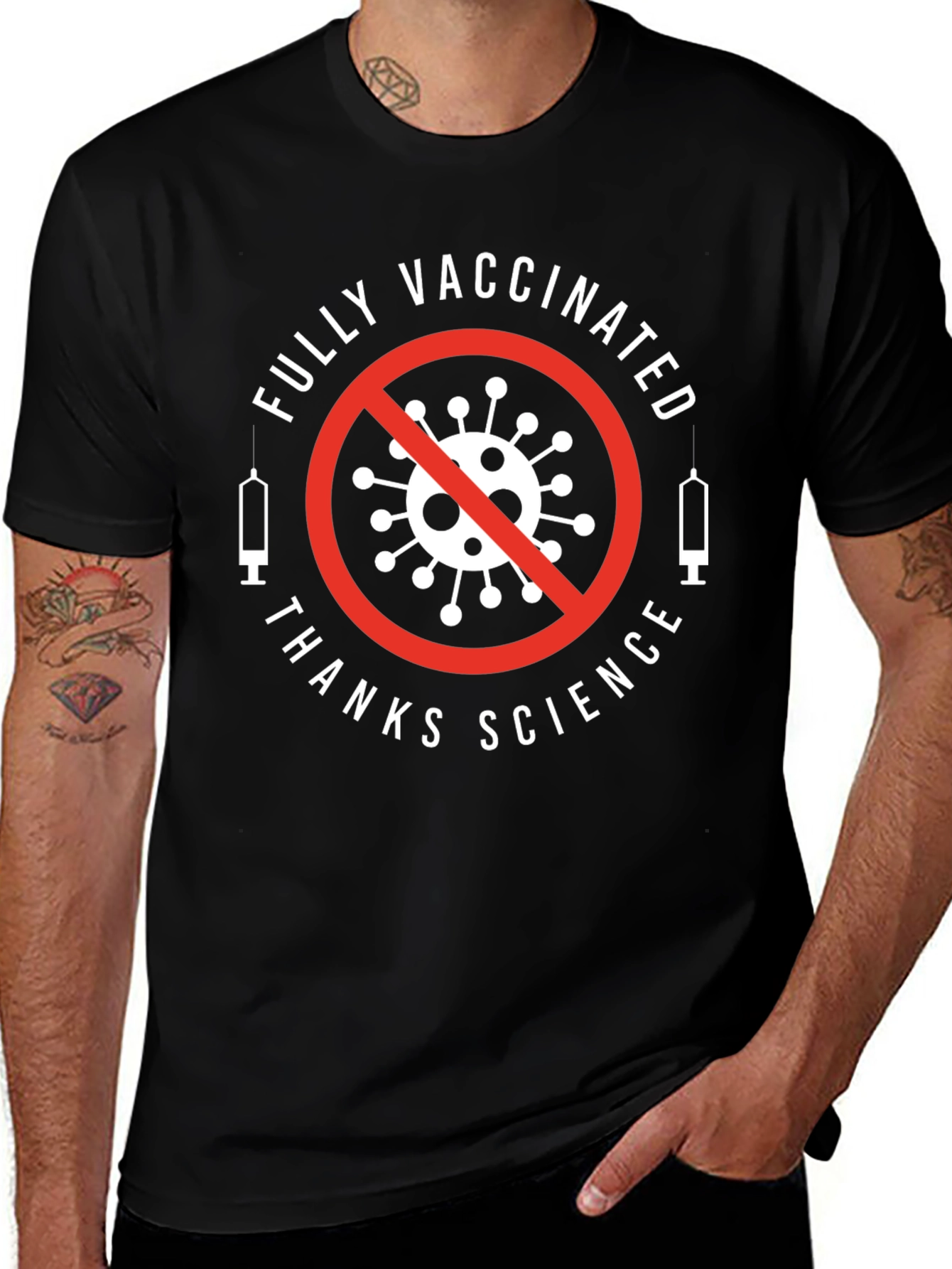 Fully Vaccinated Thanks Science T-Shirt