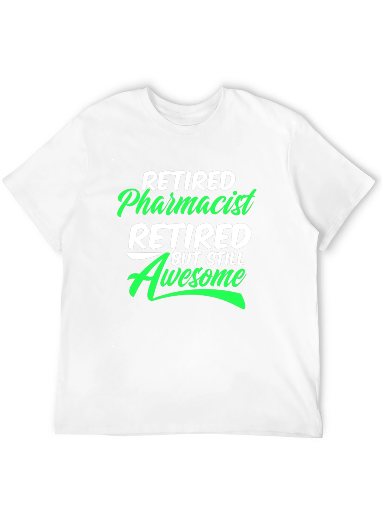 Retired Pharmacist Awesome Graphic Tee