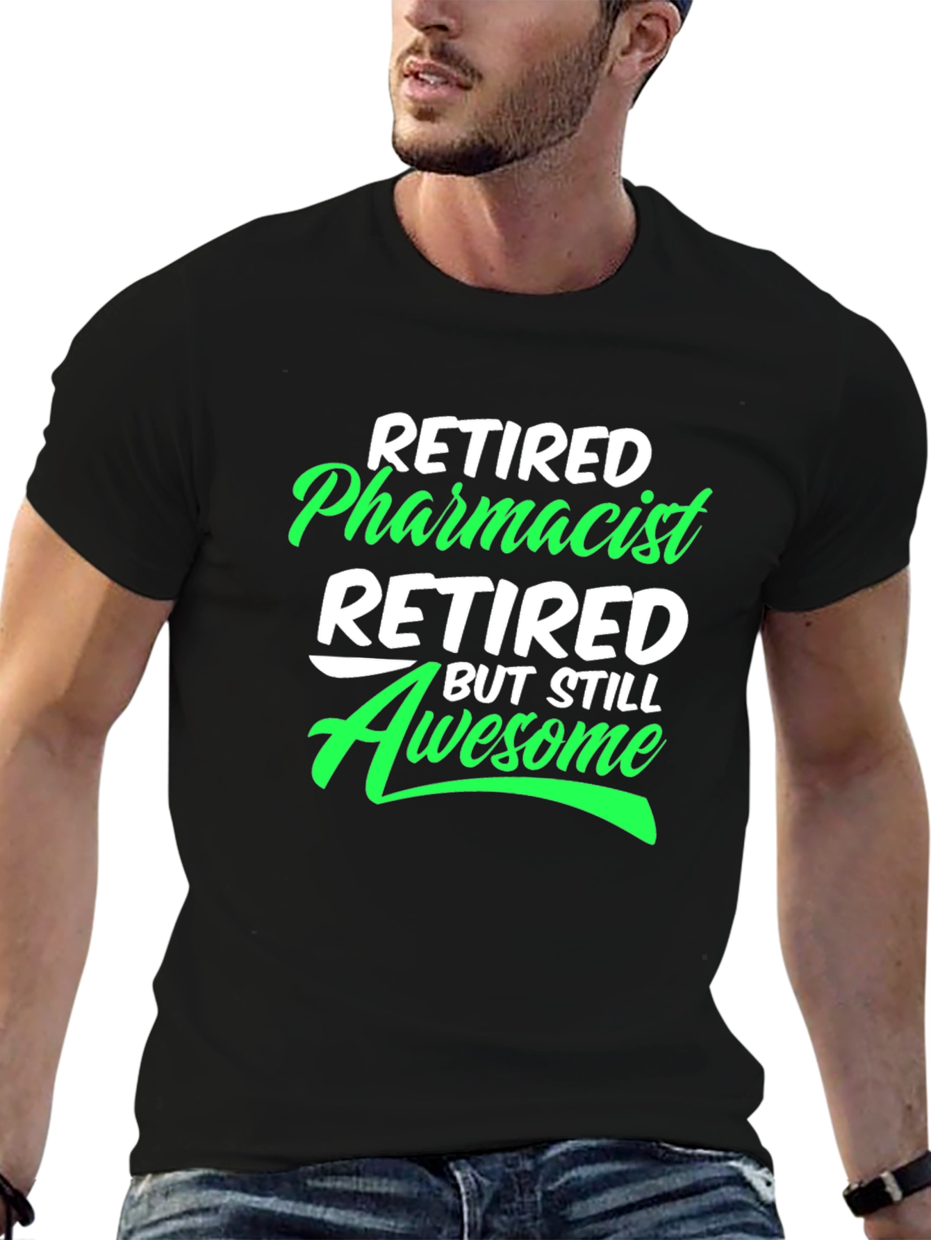 Retired Pharmacist Awesome Graphic Tee