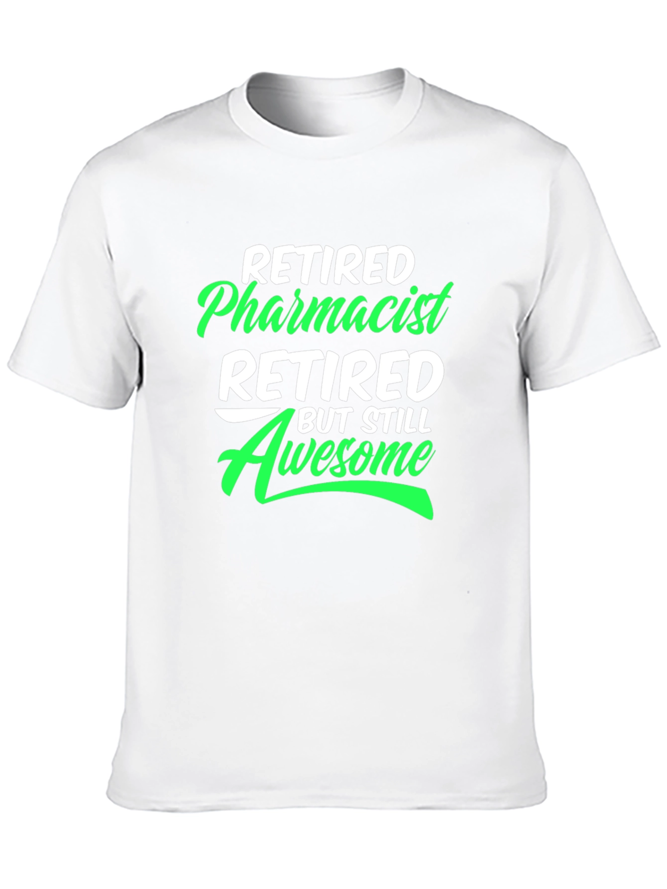 Retired Pharmacist Awesome Graphic Tee