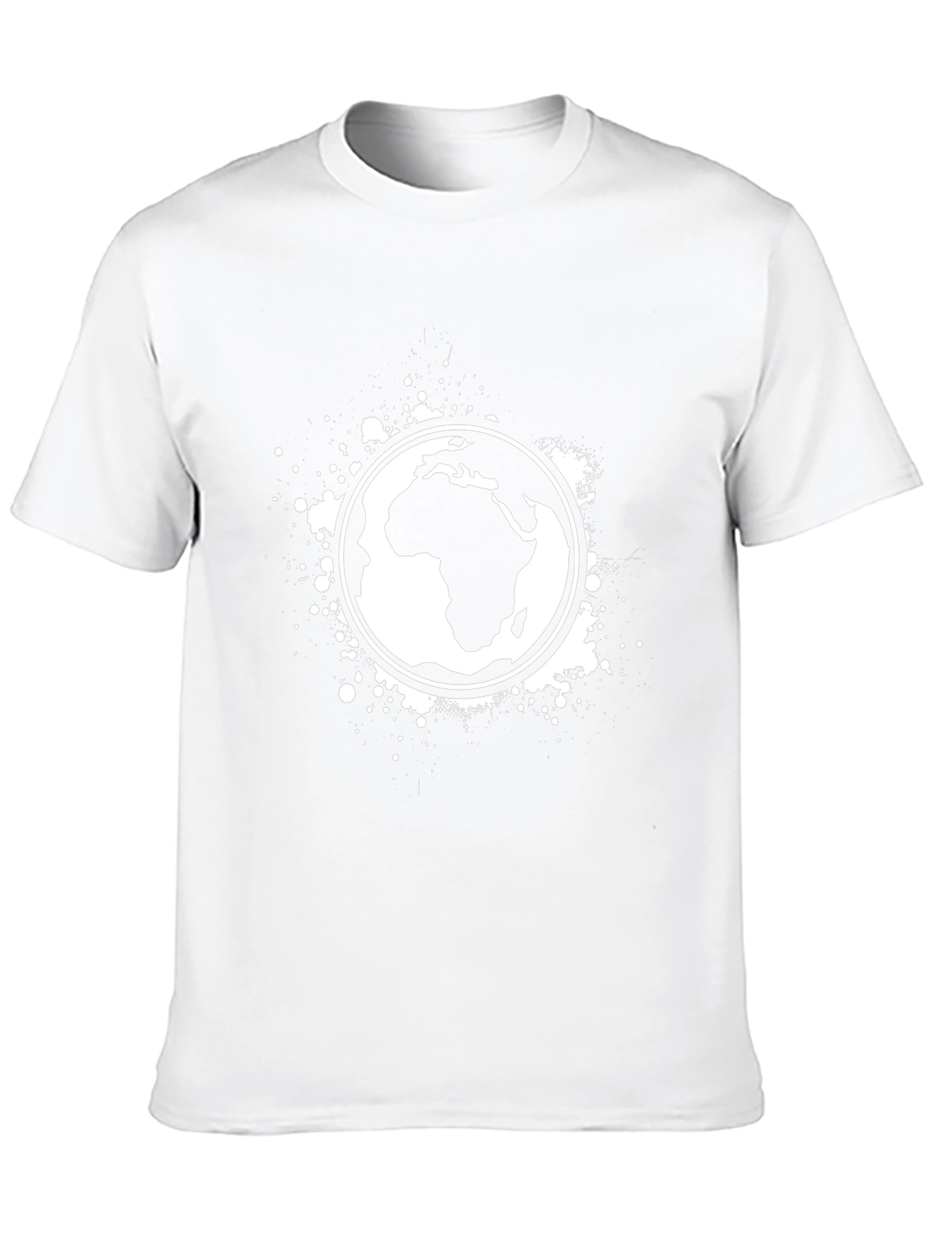 Africa Globe Graphic Tee - Black
