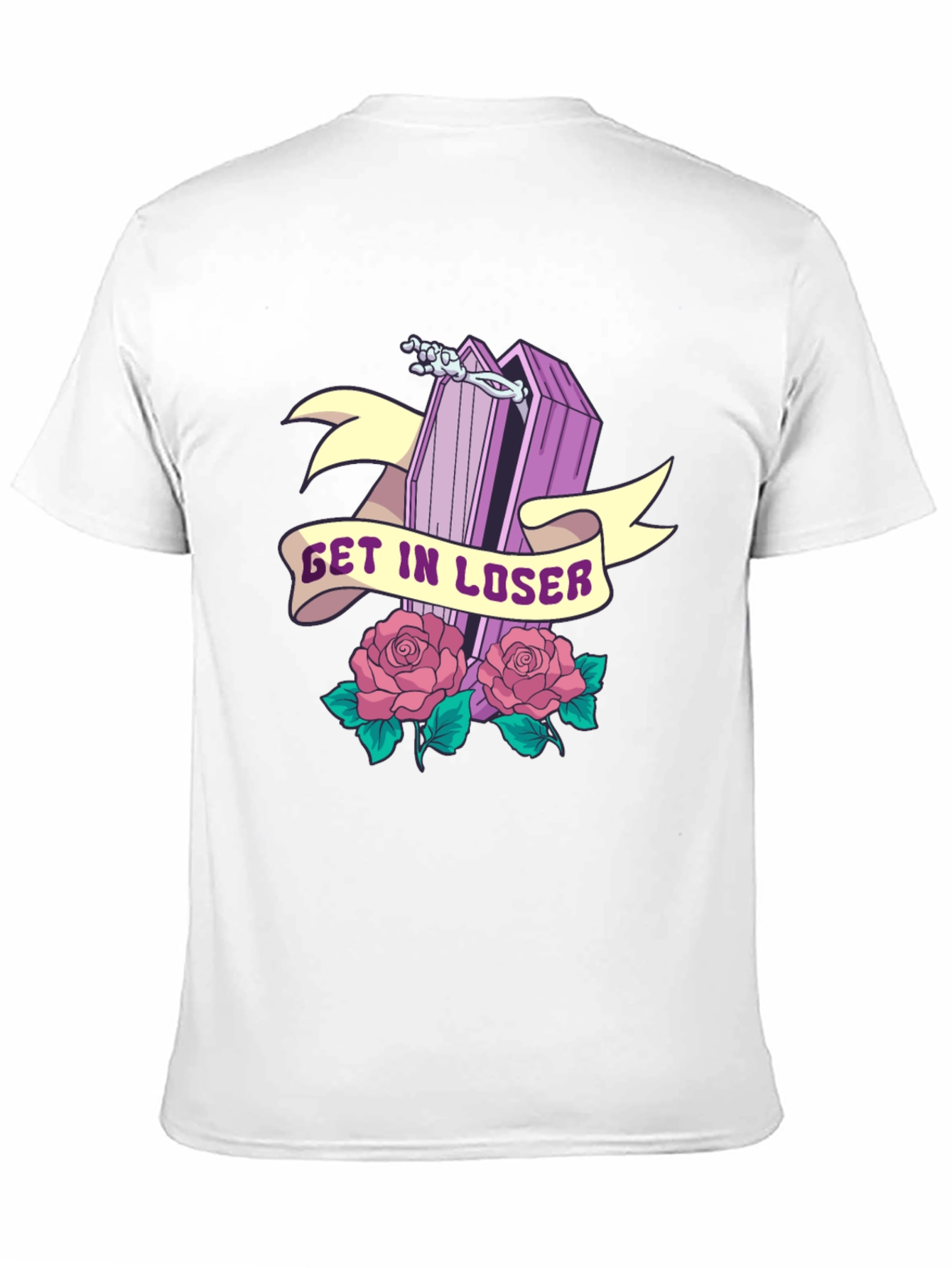 Get in Loser Coffin Graphic Tee