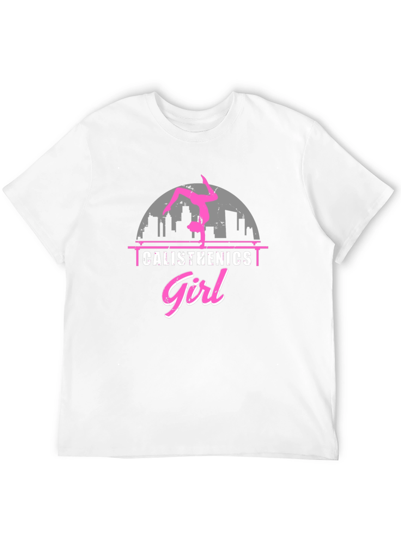 Calisthenics Girl Black Graphic Tee