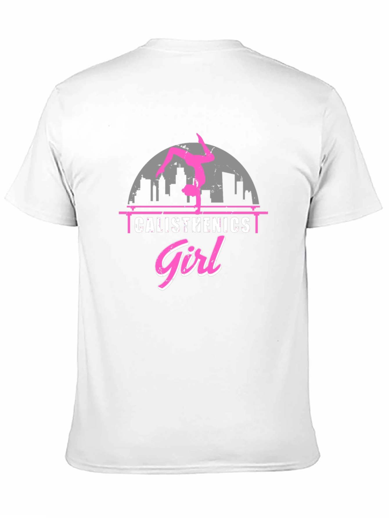 Calisthenics Girl Black Graphic Tee