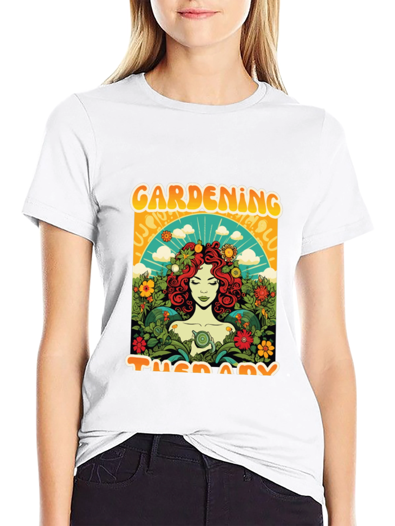 Gardening Therapy Graphic Tee