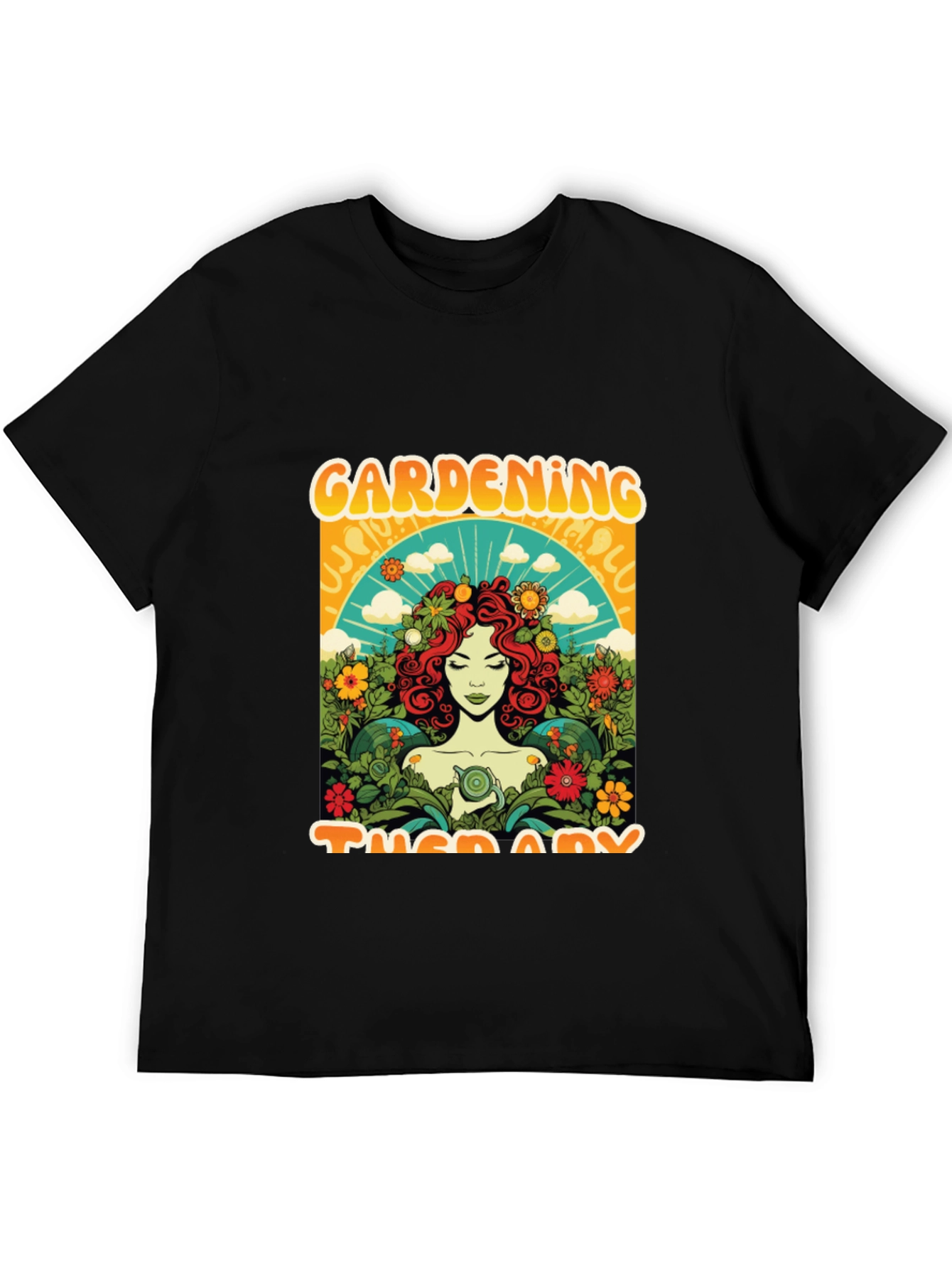 Gardening Therapy Graphic Tee