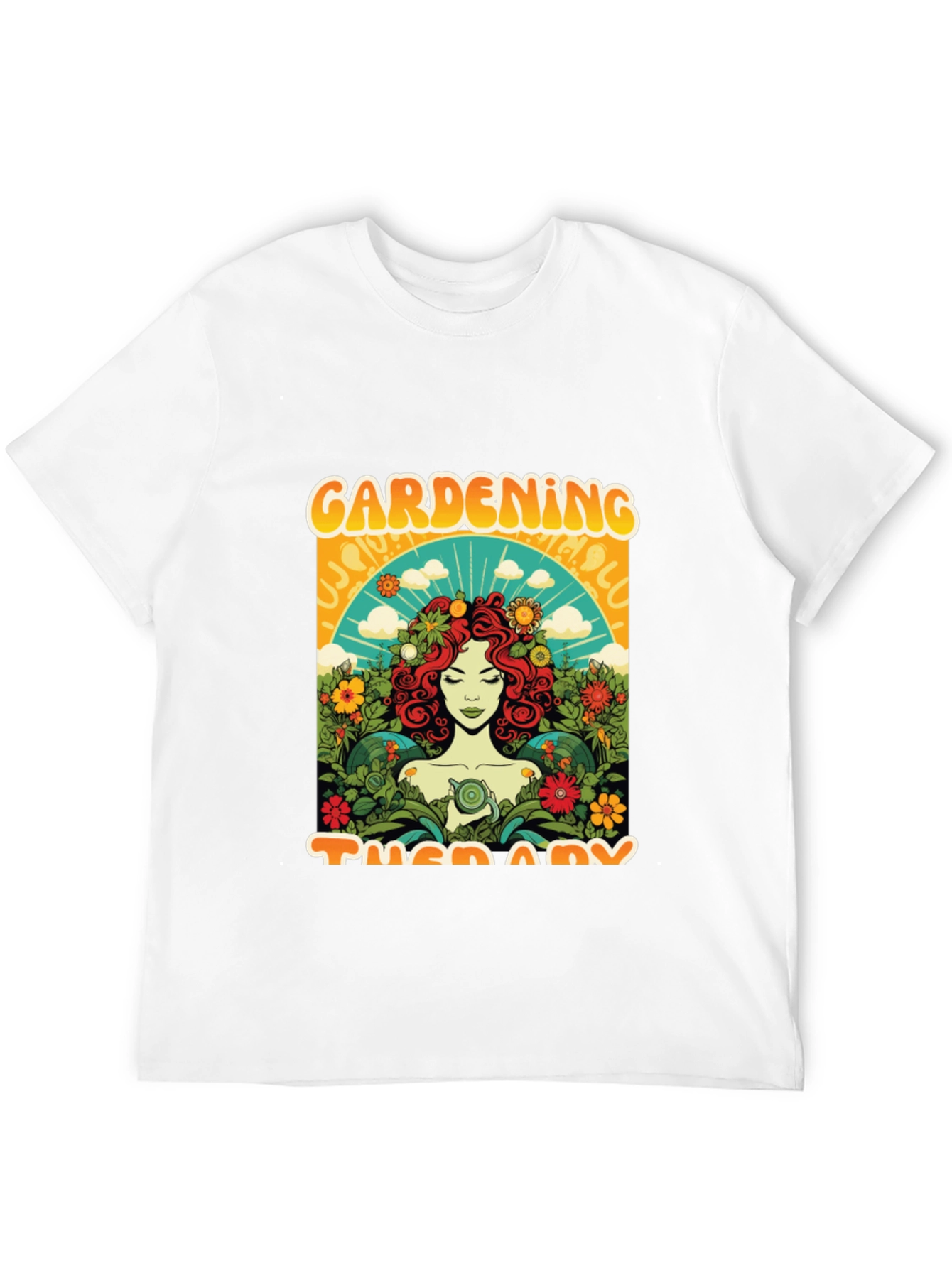 Gardening Therapy Graphic Tee