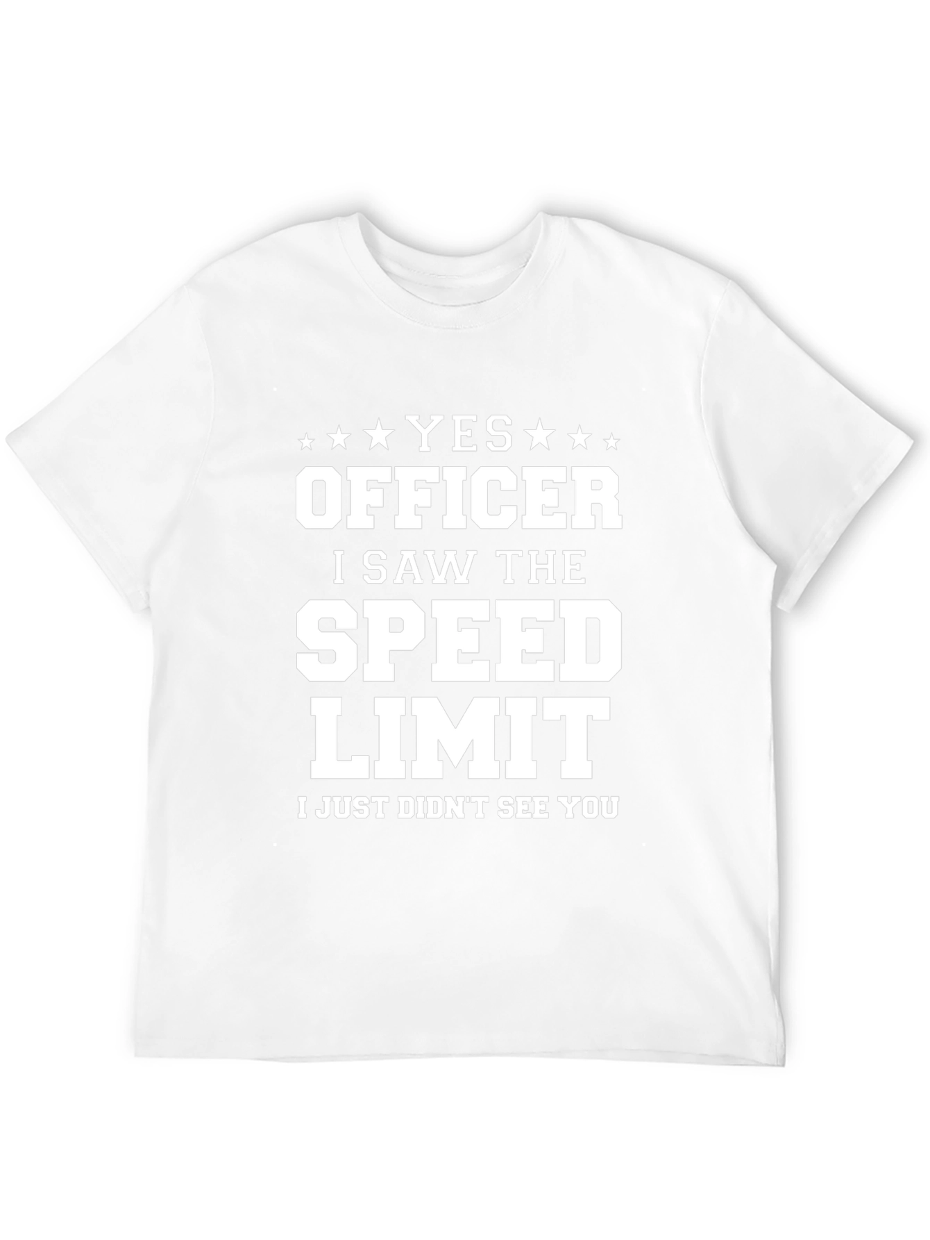 Funny Yes Officer Graphic Tee