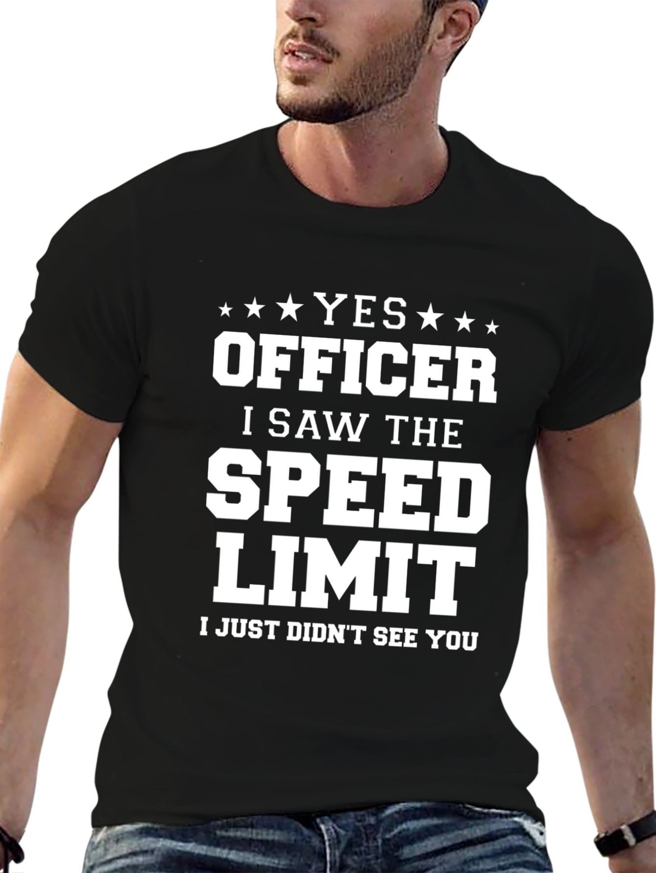 Funny Yes Officer Graphic Tee