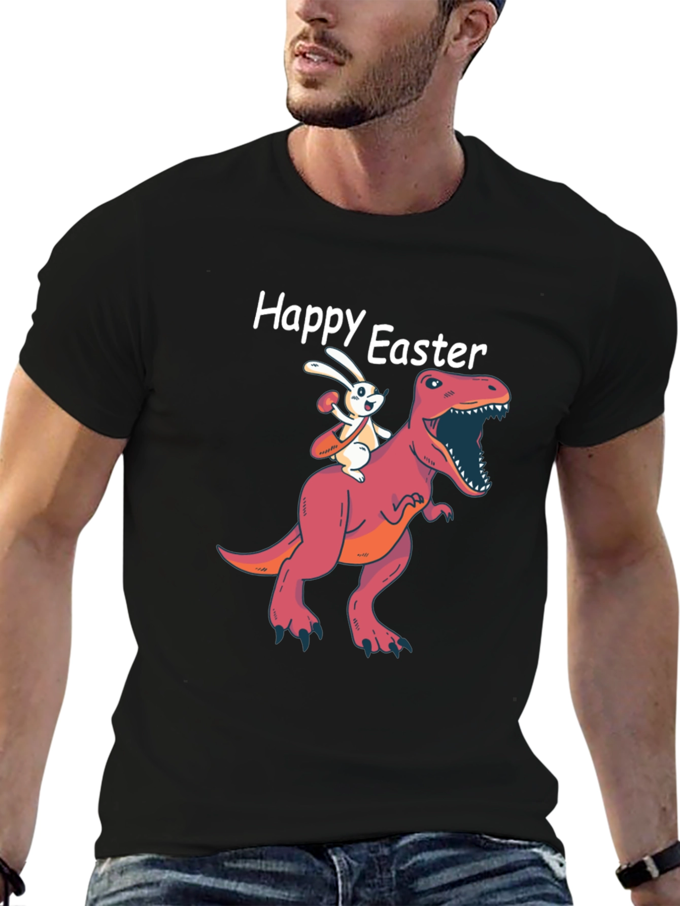 Happy Easter T-Rex Bunny T-Shirt