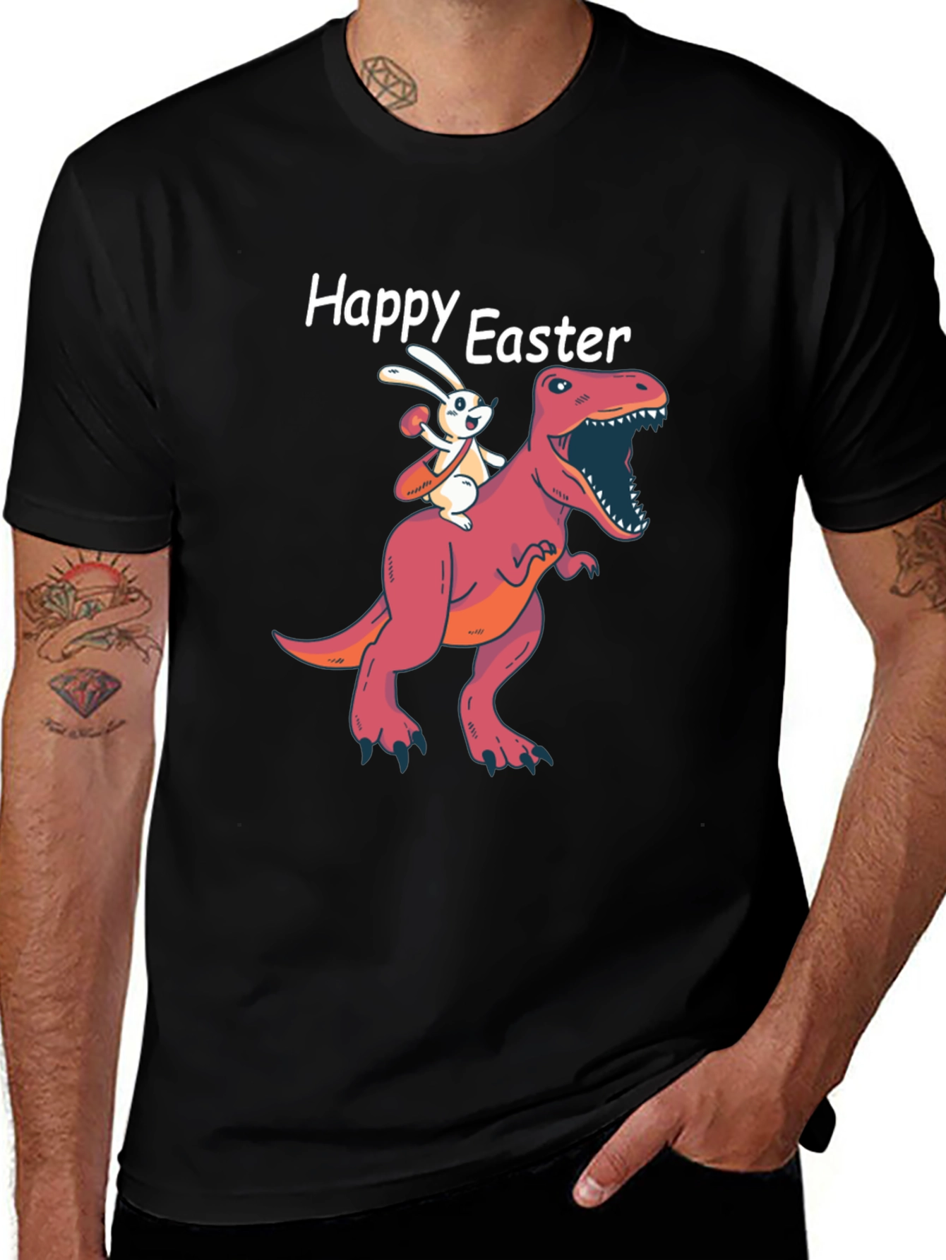 Happy Easter T-Rex Bunny T-Shirt