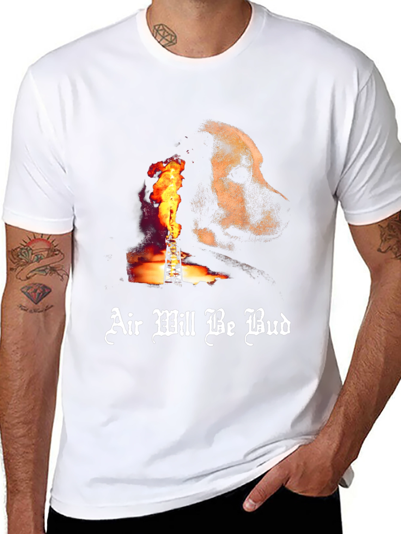 Air Will Be Bud Dog T-Shirt – Bold Graphic Streetwear Tee