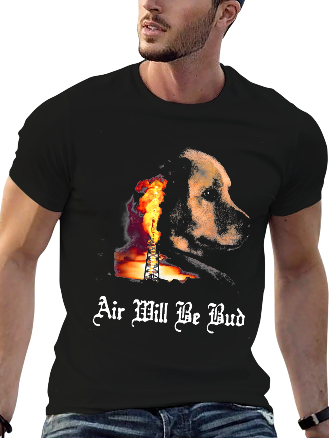 Air Will Be Bud Dog T-Shirt – Bold Graphic Streetwear Tee