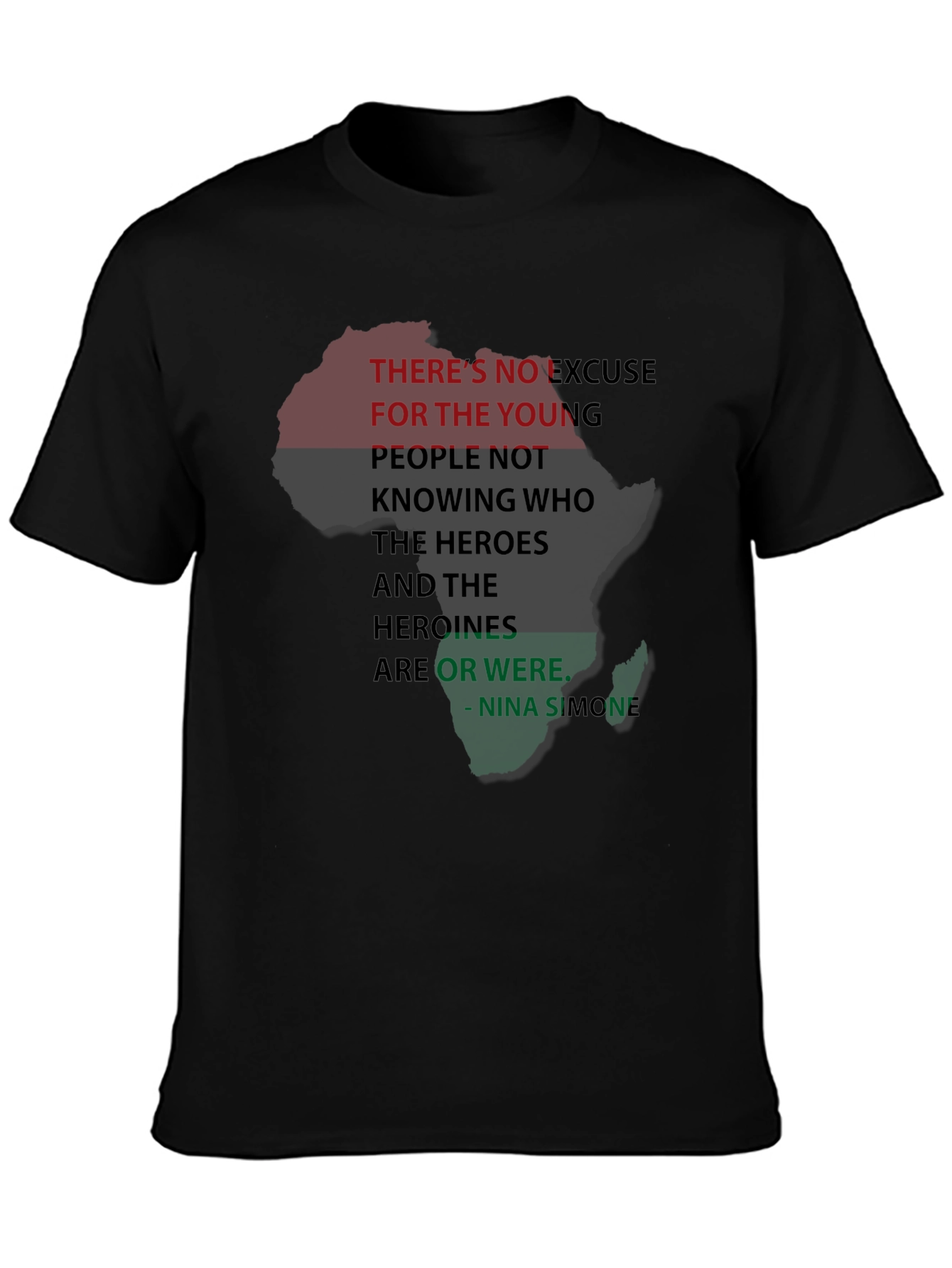 Africa Quote T-Shirt - Nina Simone