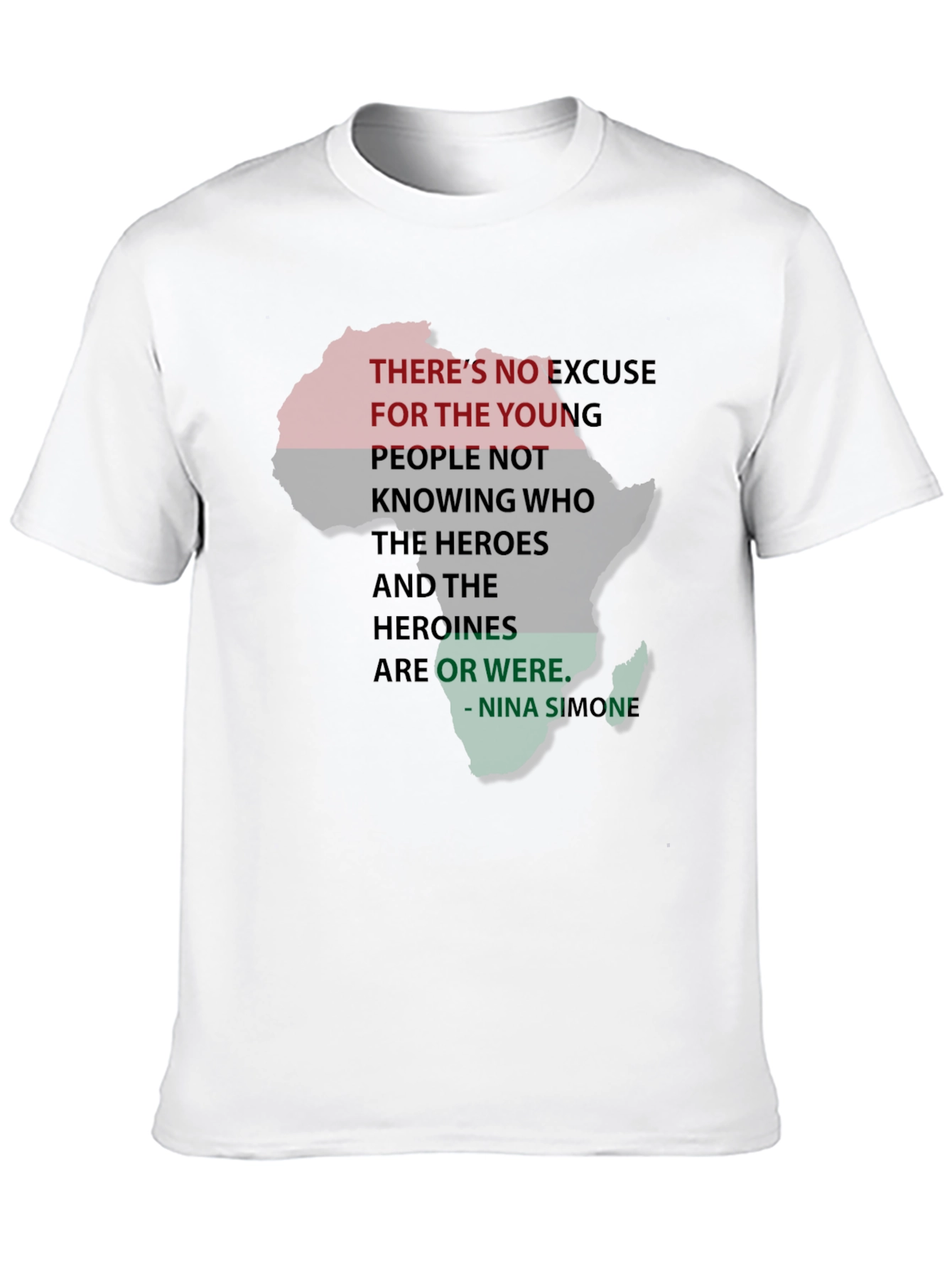 Africa Quote T-Shirt - Nina Simone