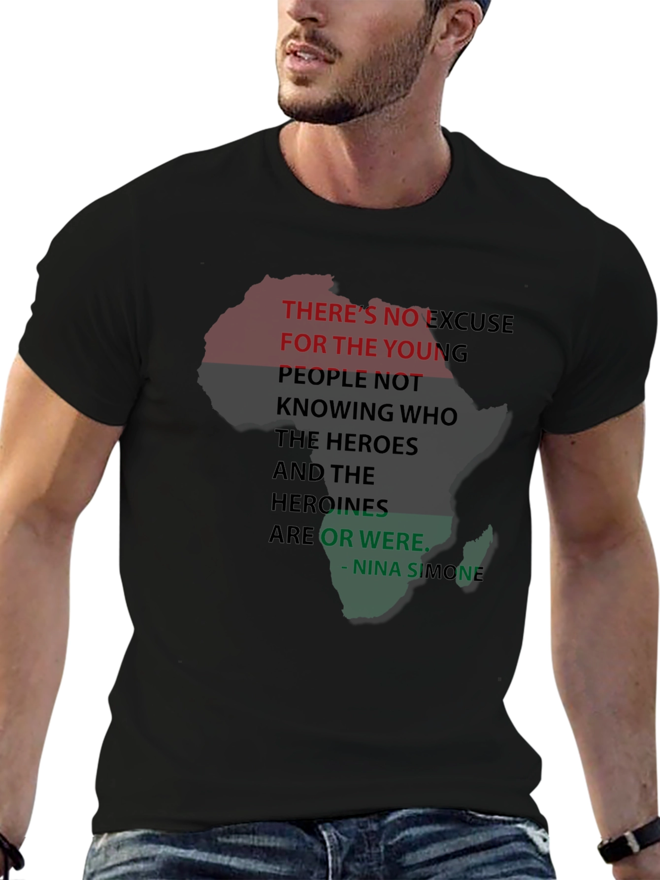 Africa Quote T-Shirt - Nina Simone