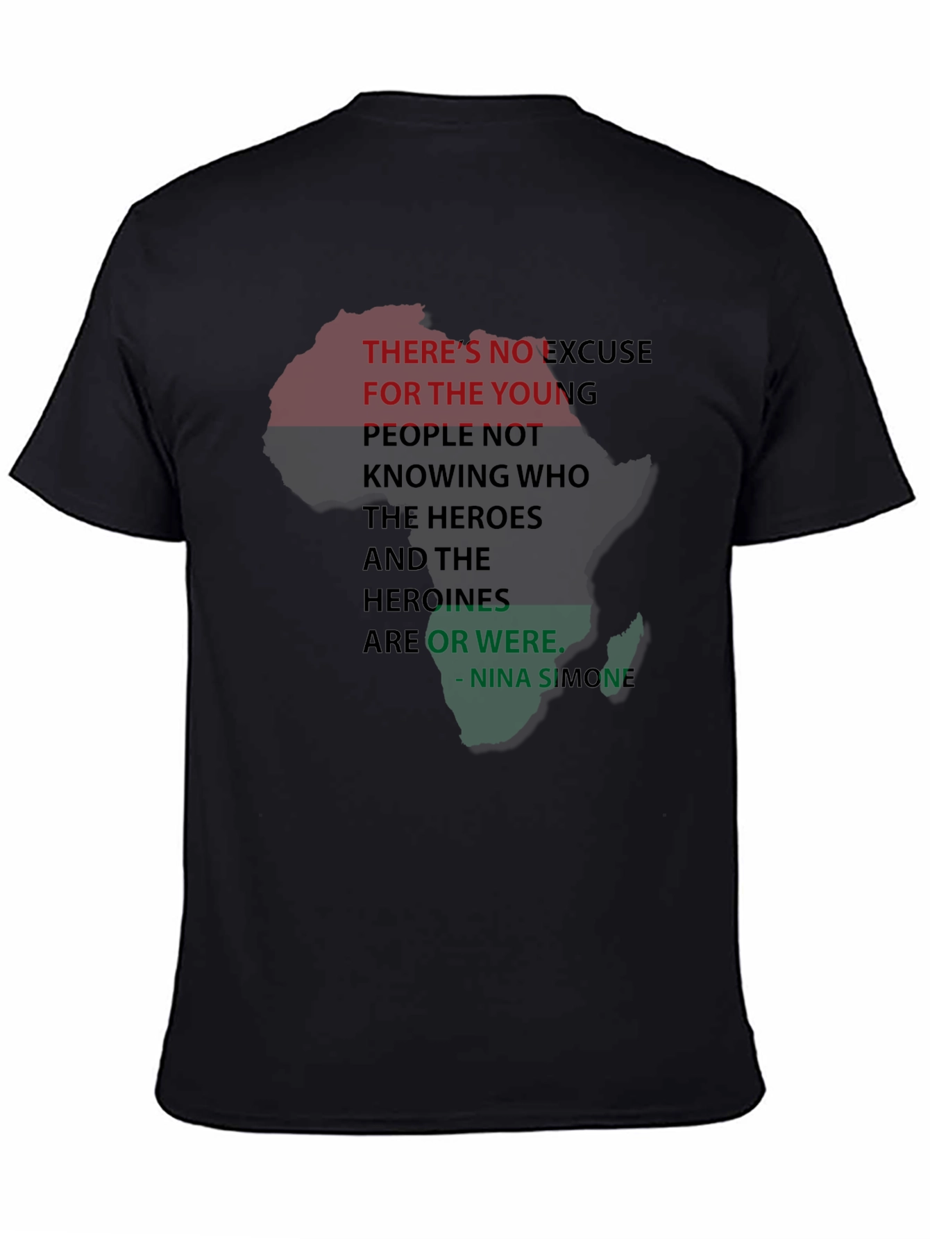 Africa Quote T-Shirt - Nina Simone