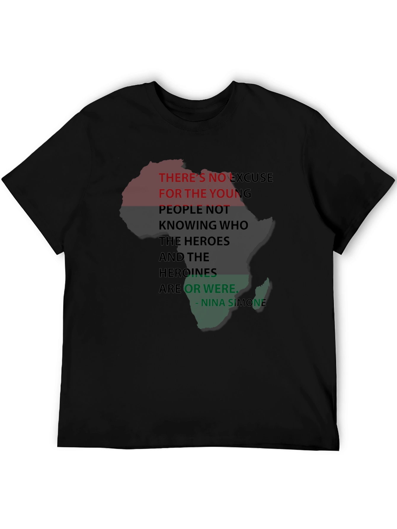 Africa Quote T-Shirt - Nina Simone