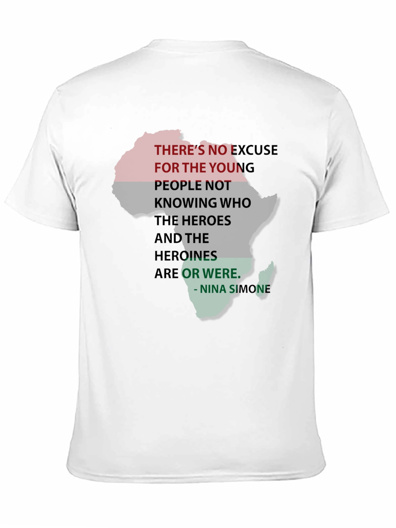 Africa Quote T-Shirt - Nina Simone
