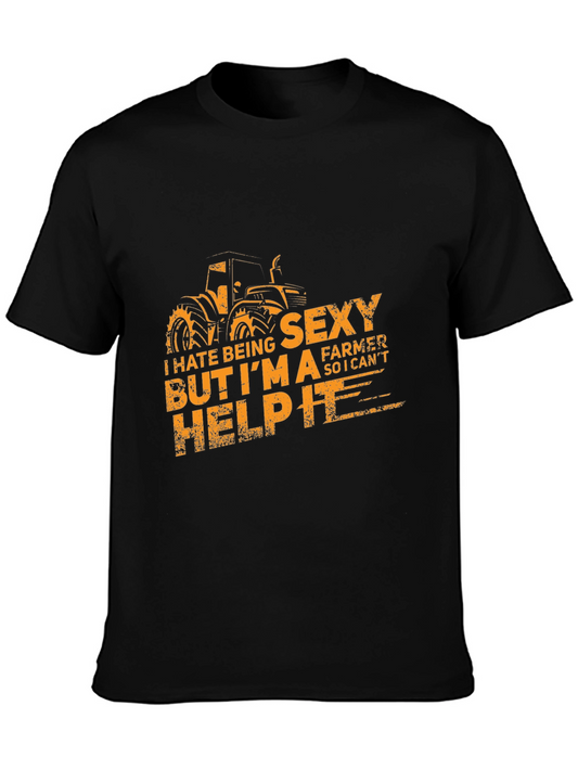 Funny Sexy Farmer T-Shirt I Cant Help It