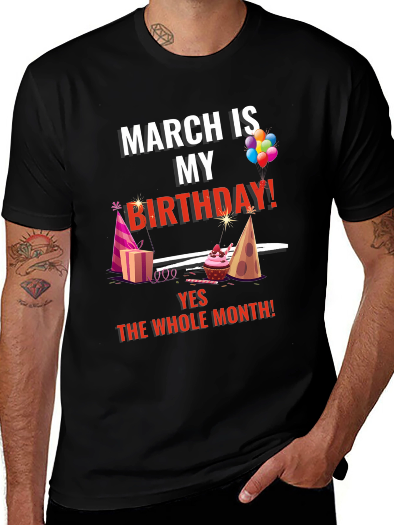 March Birthday Month T-Shirt
