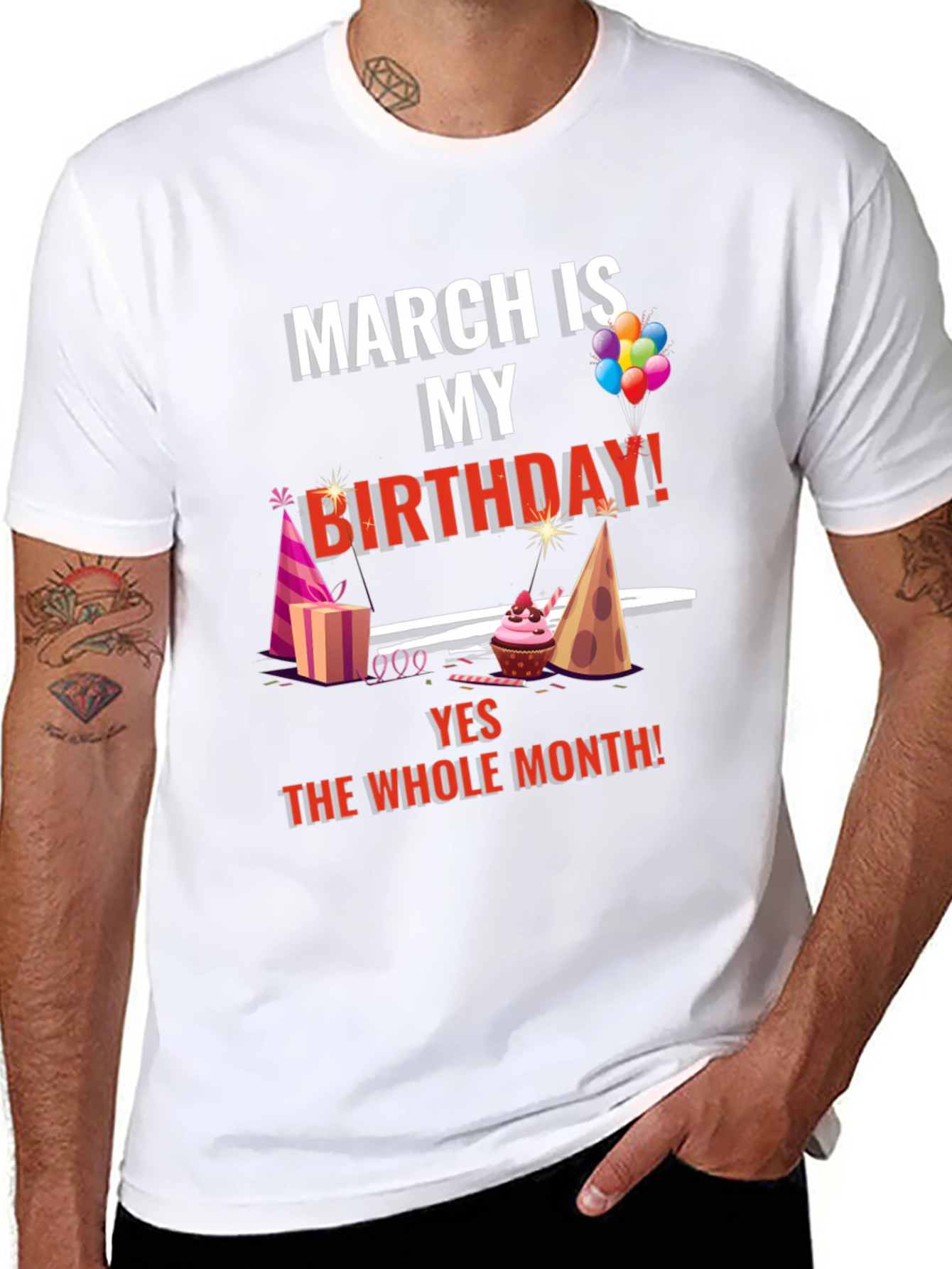 March Birthday Month T-Shirt