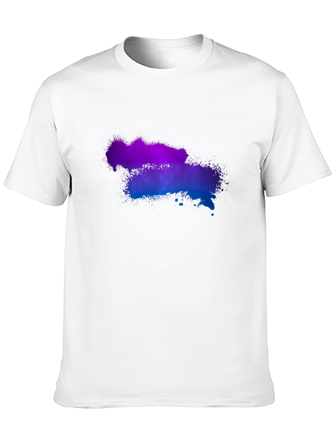 Abstract Color Wash T-Shirt